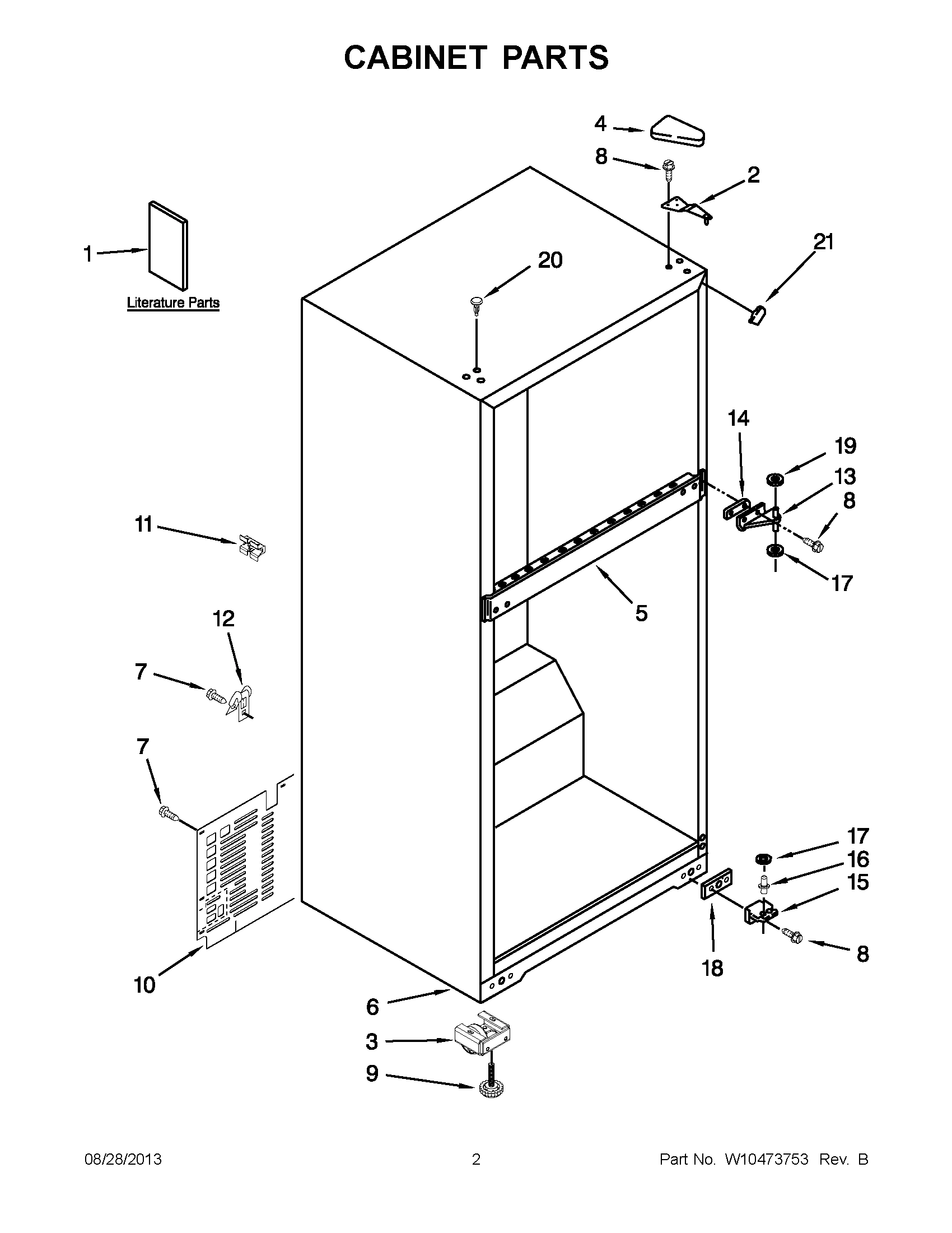 02 - CABINET PARTS