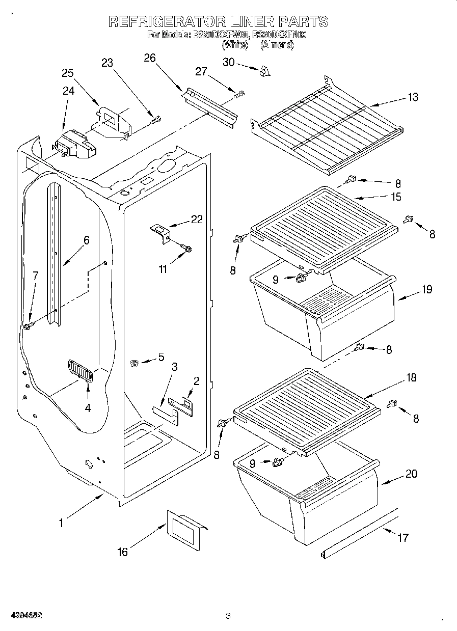 02 - REFRIGERATOR LINER