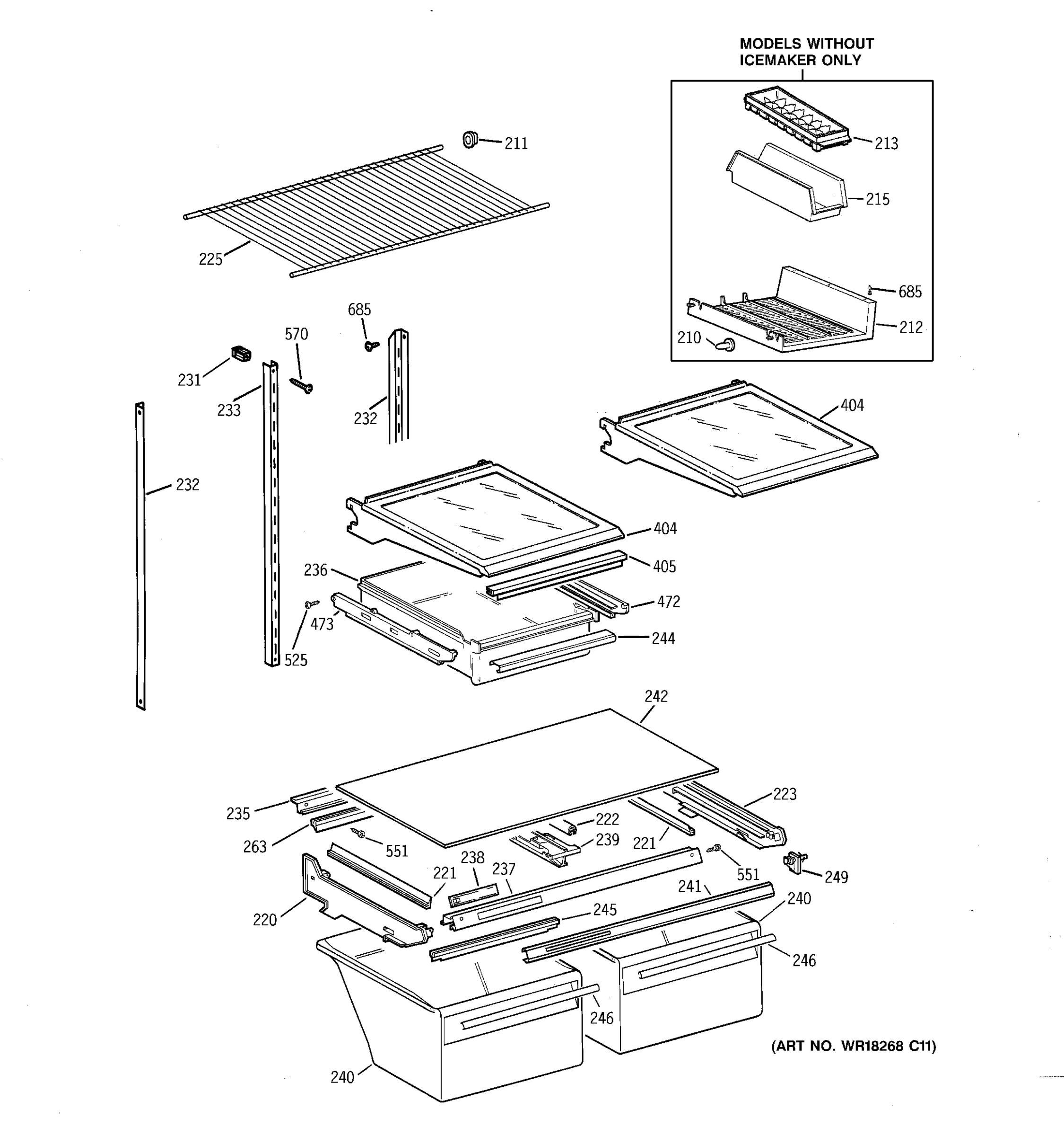 SHELF PARTS