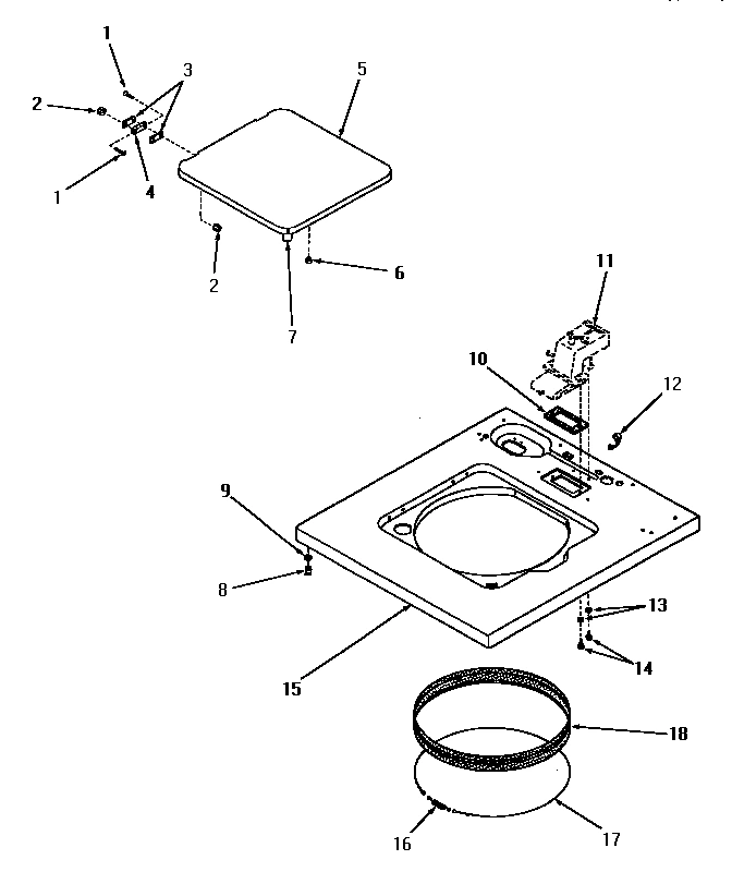 06 - CABINET TOP AND LOADING DOOR