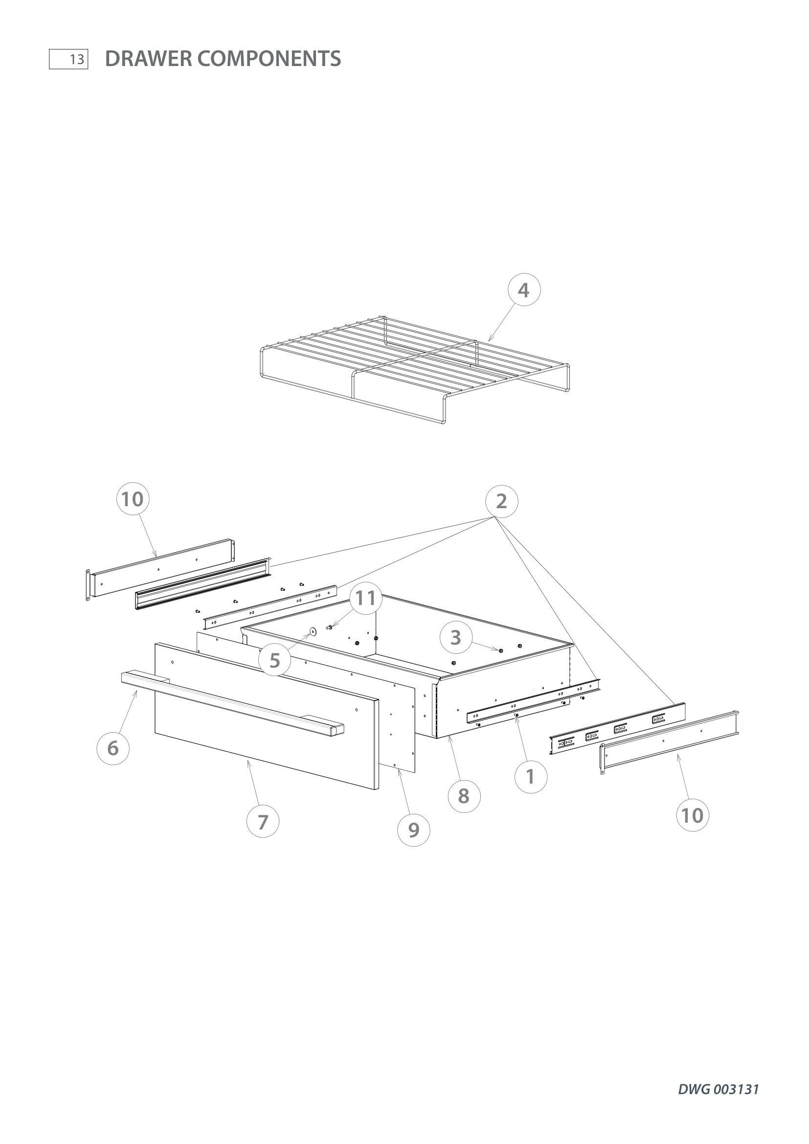 DRAWER COMPONENTS