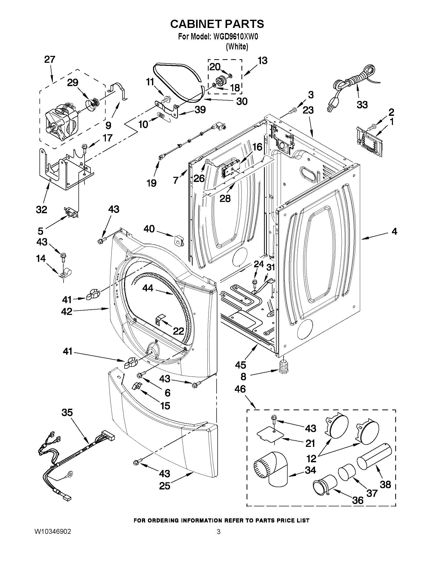 02 - CABINET PARTS