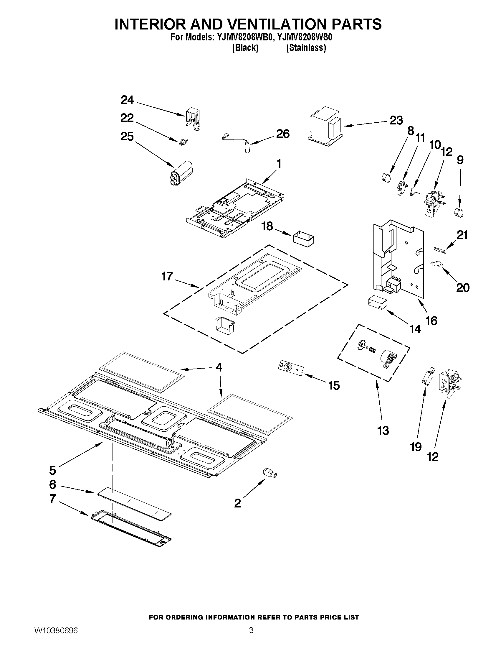 03 - INTERIOR AND VENTILATION PARTS