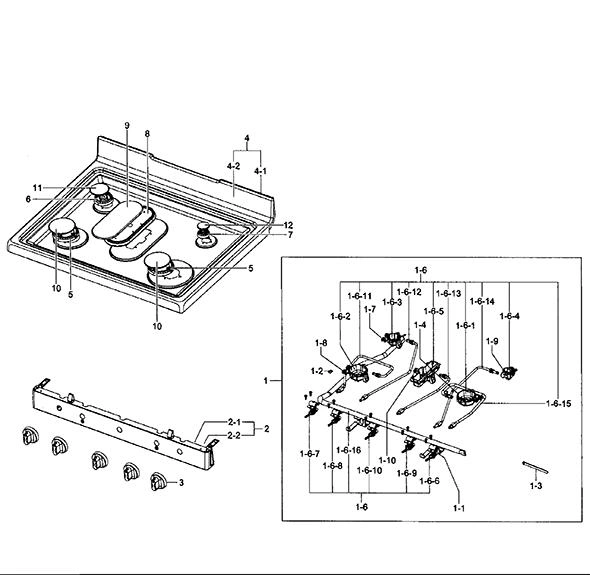 COOKTOP ASSY
