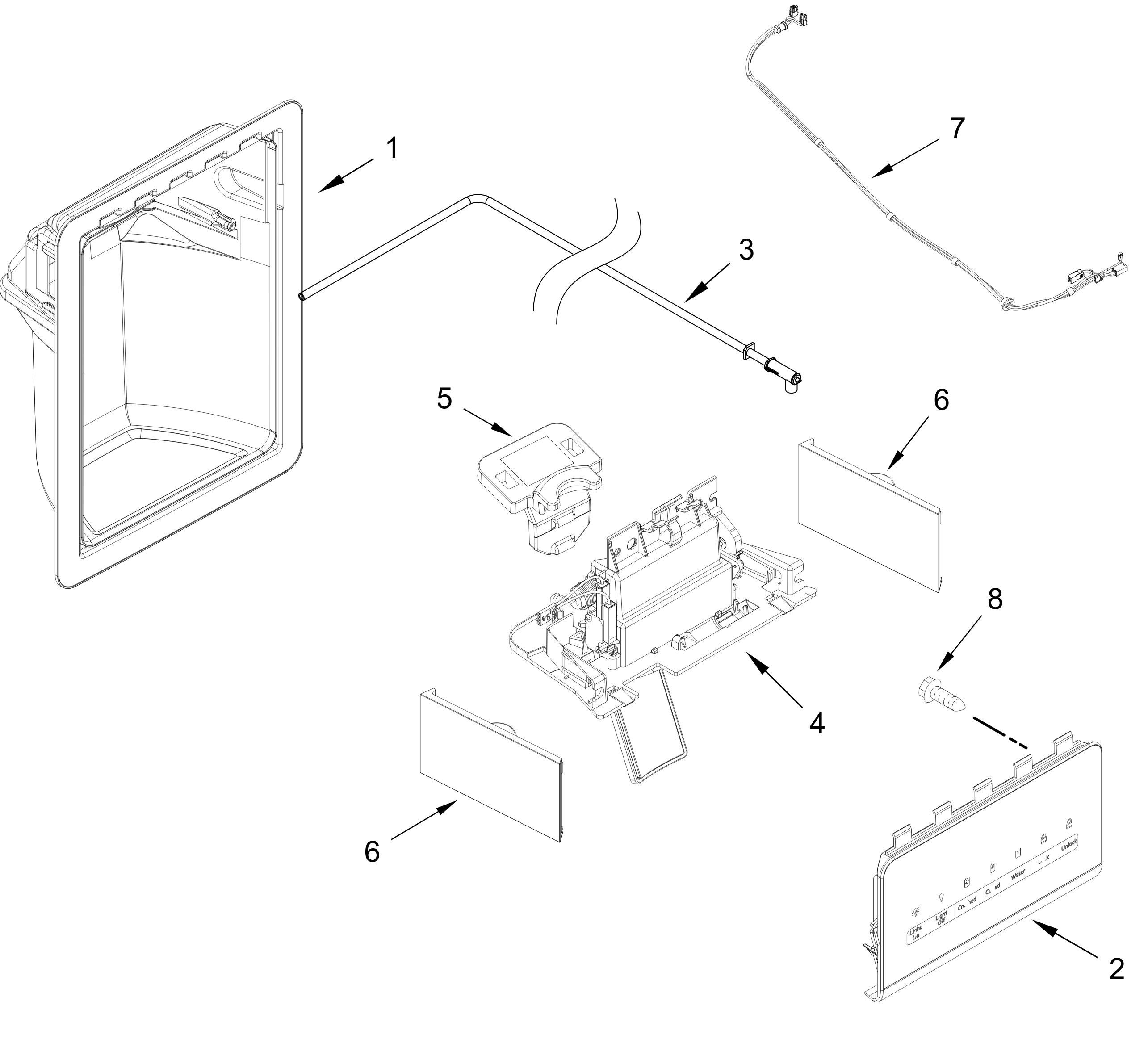 DISPENSER PARTS