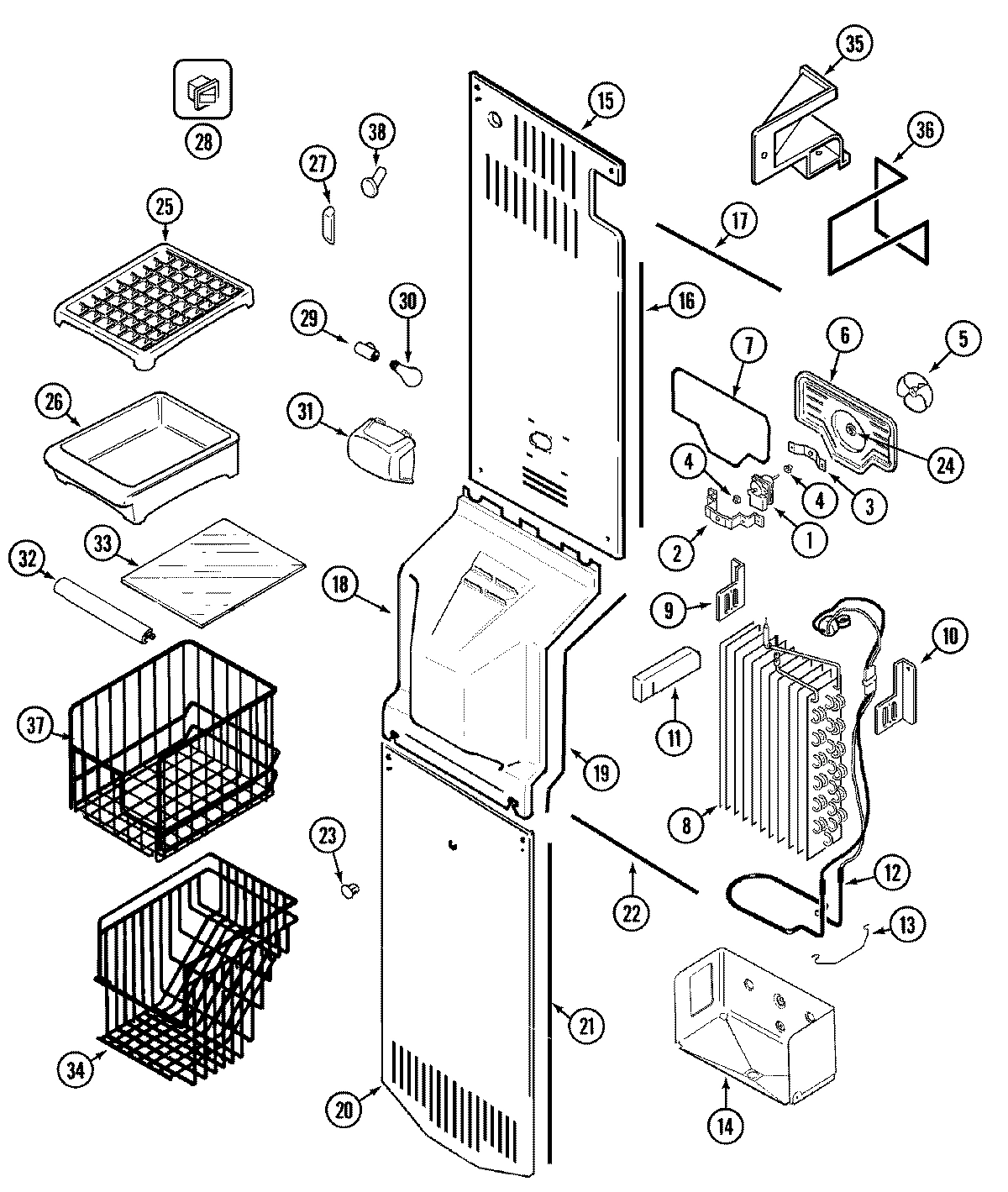 03 - FREEZER COMPARTMENT