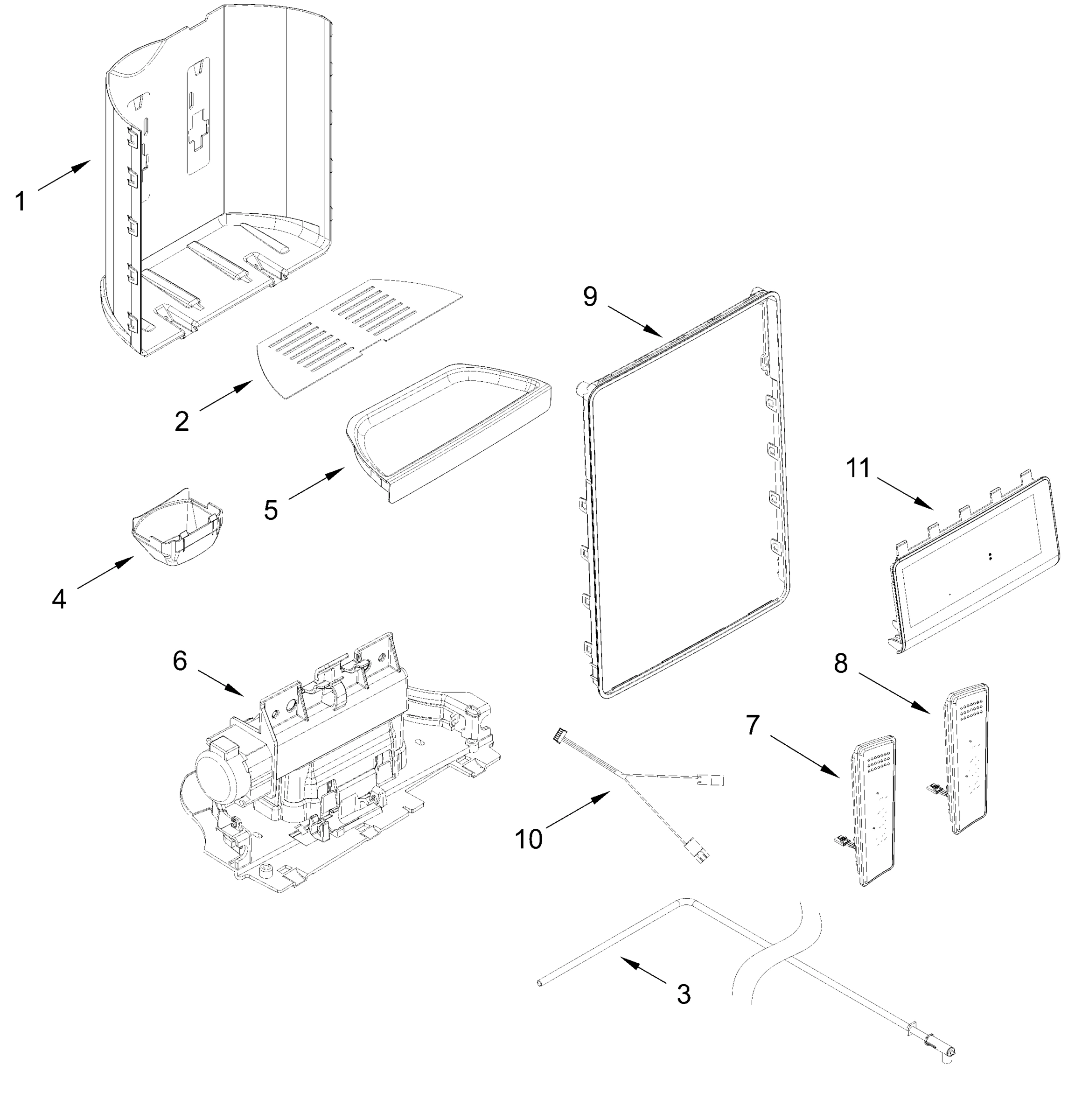 DISPENSER PARTS