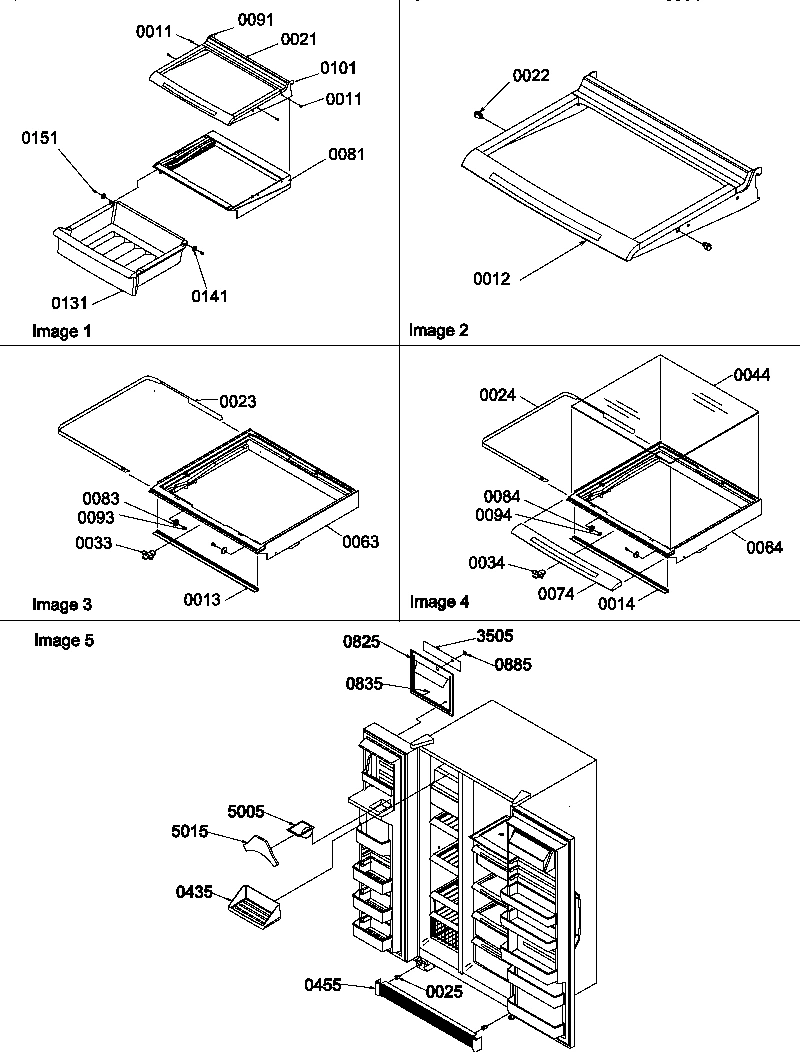 03 - CRISPER & DELI ASSEMBLIES & TOE GRILL