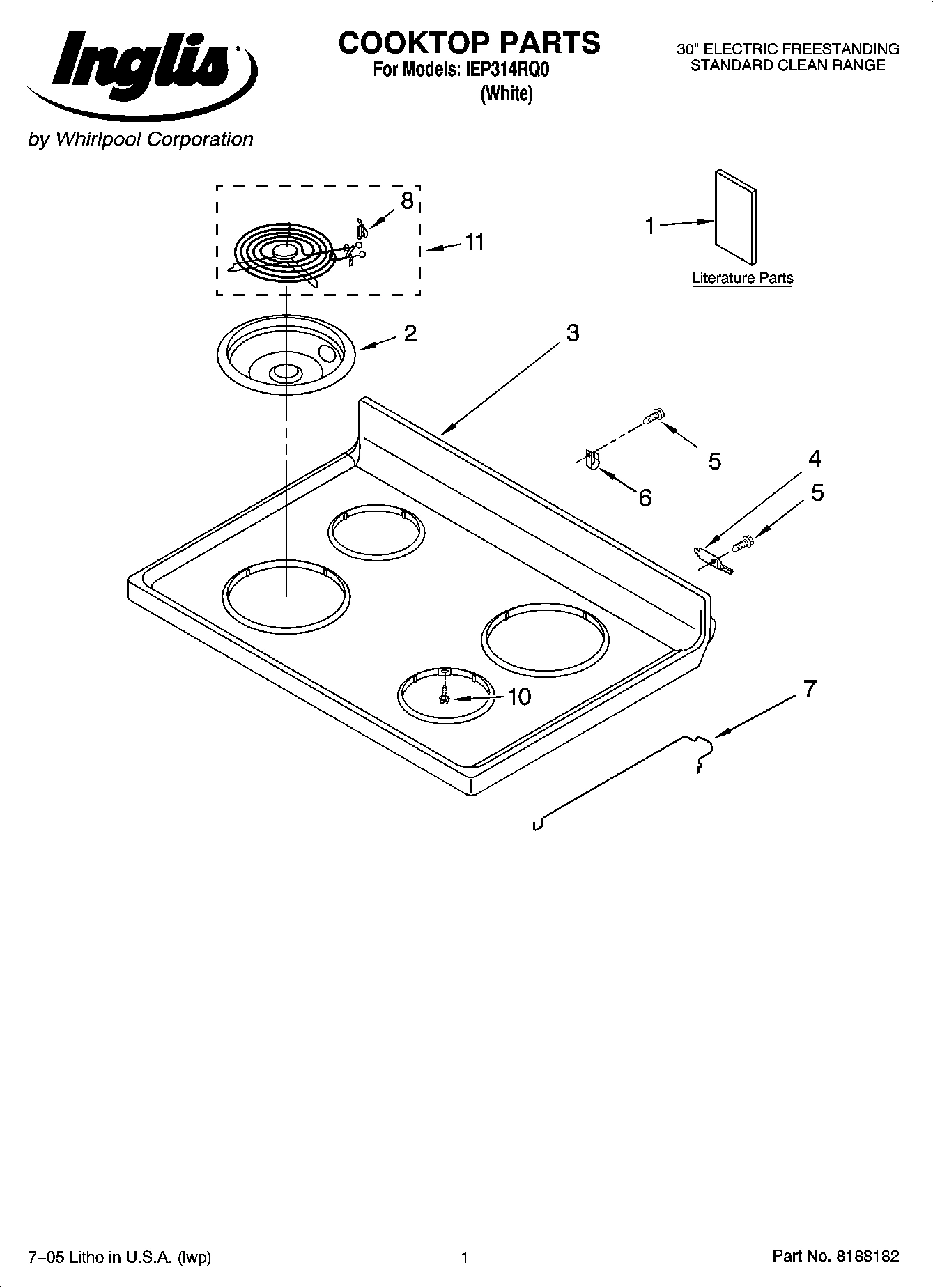 01 - COOKTOP PARTS
