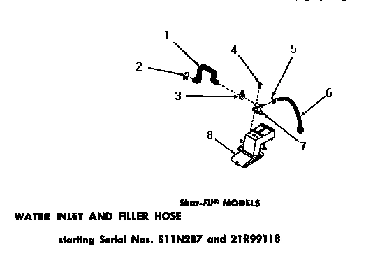 25 - WATER INLET & FILLER HOSE