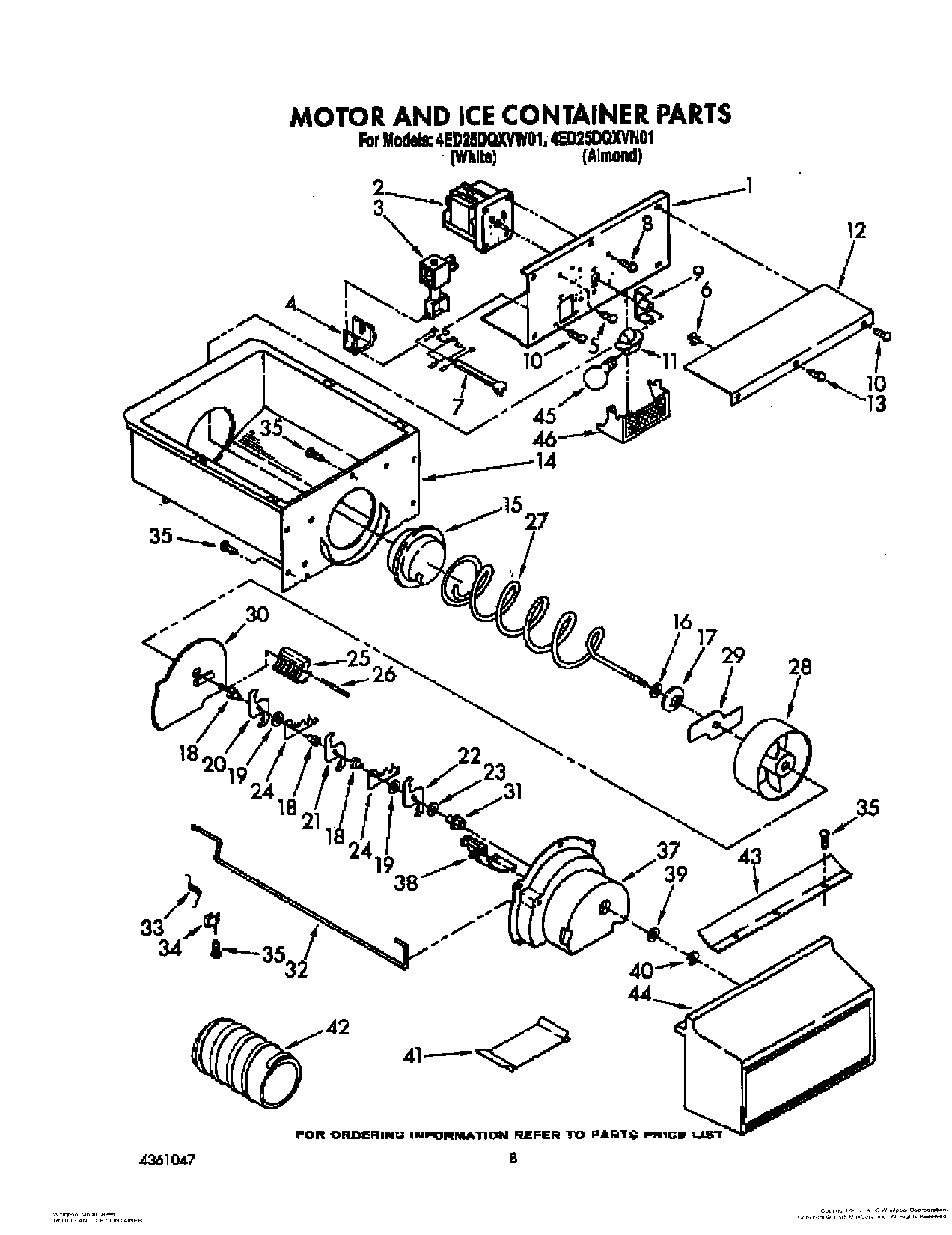 06 - MOTOR AND ICE CONTAINER