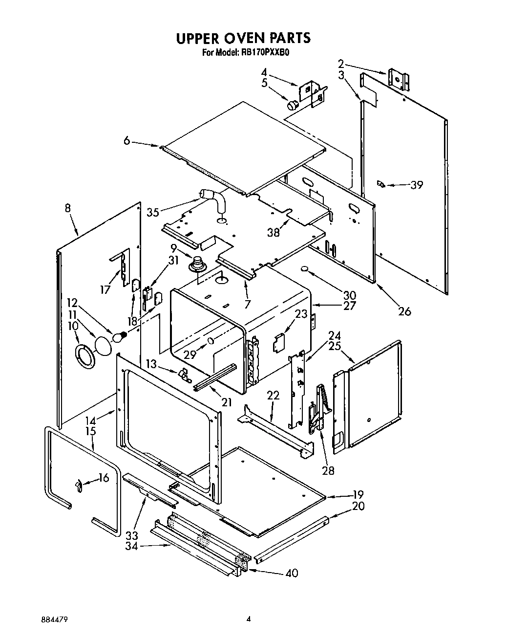 03 - LIT/OPTIONAL, UPPER OVEN