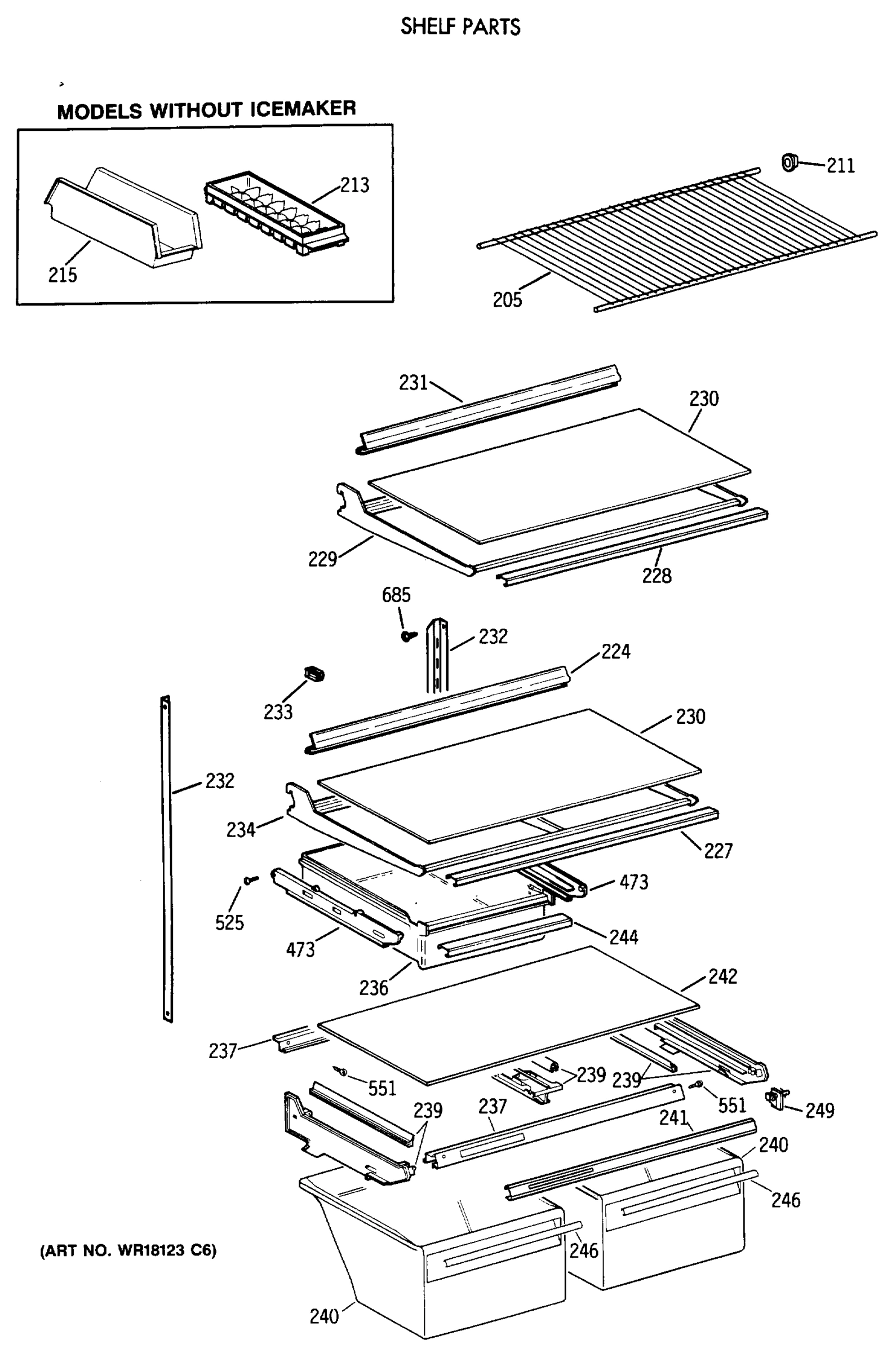 SHELF PARTS