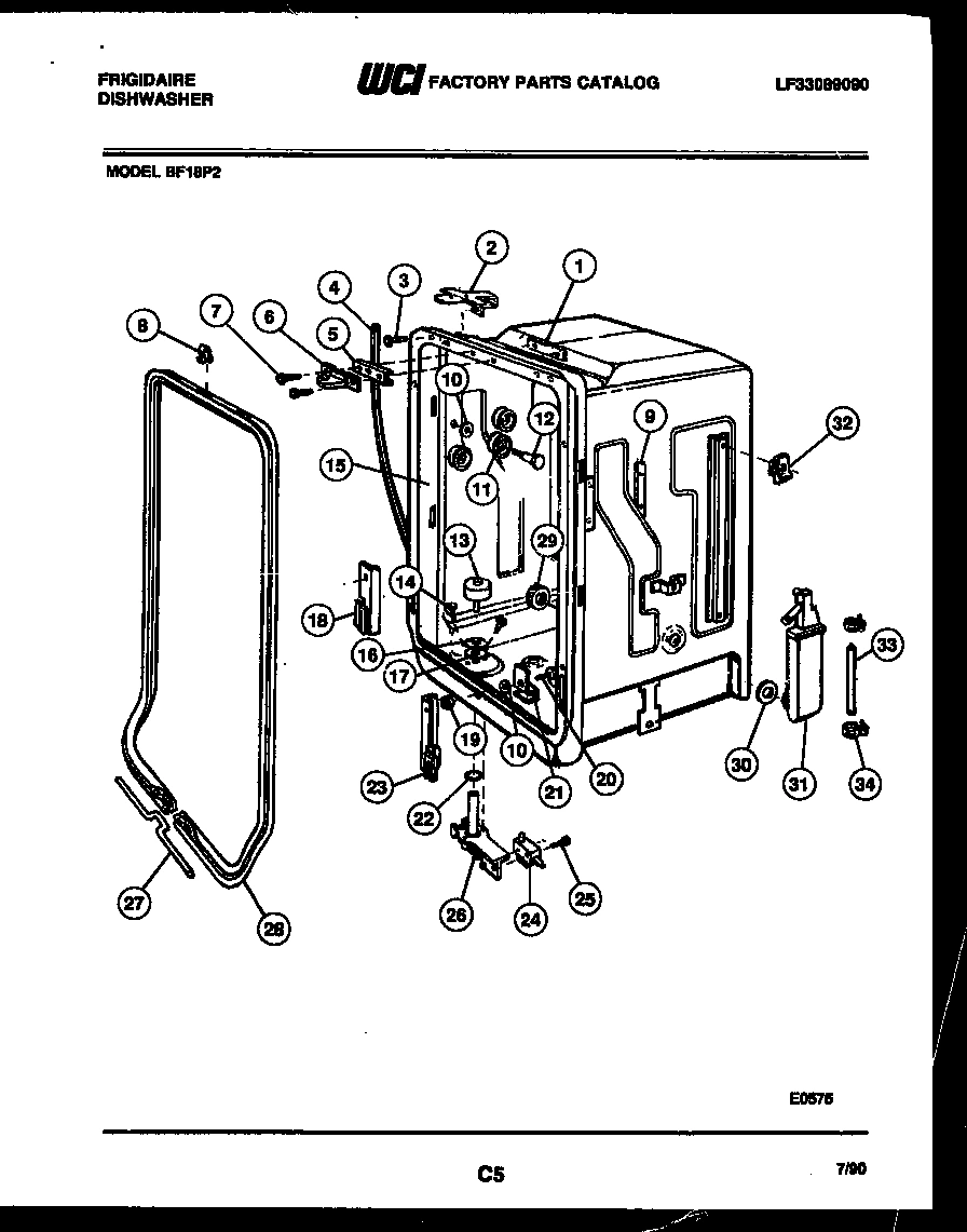 06 - TUB AND FRAME PARTS