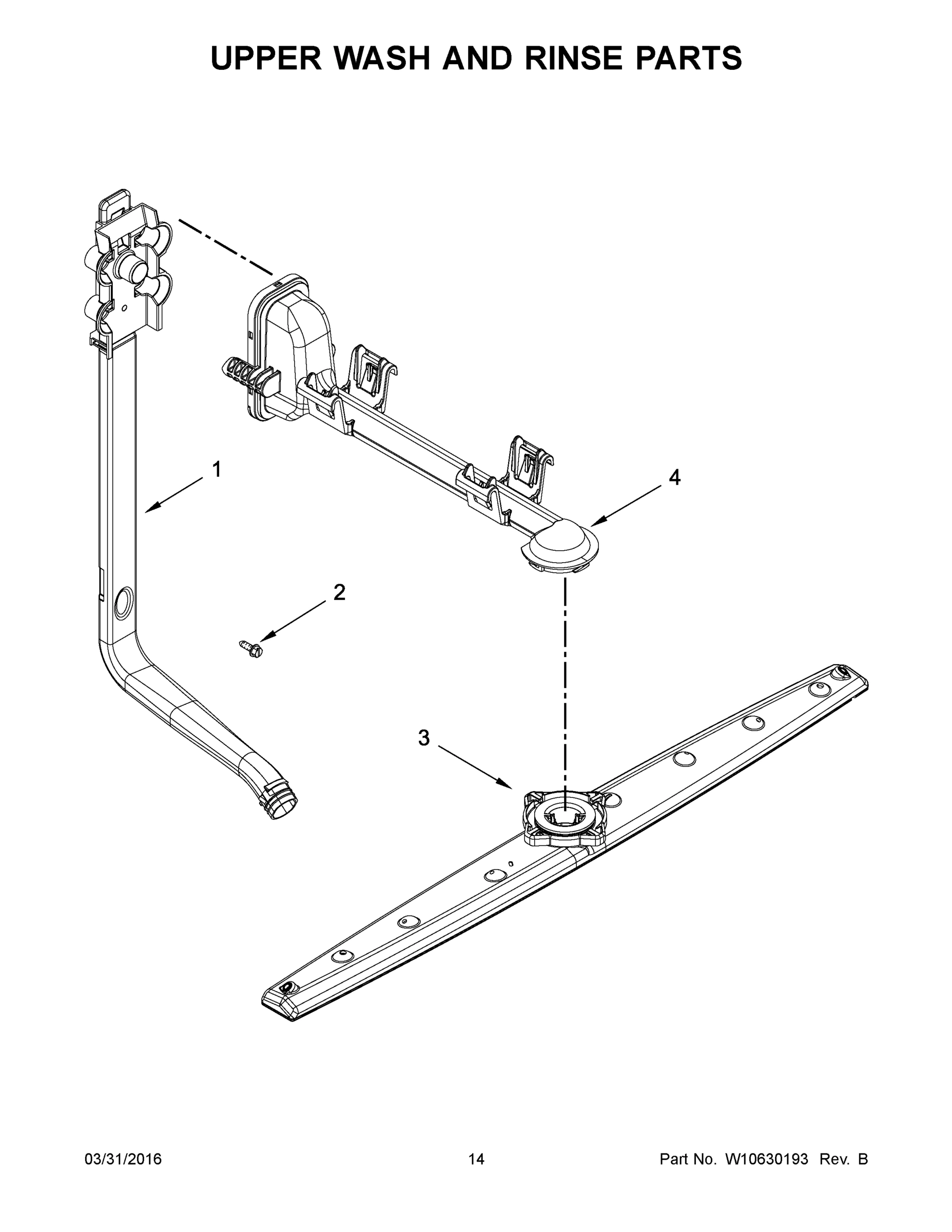 08 - UPPER WASH AND RINSE PARTS