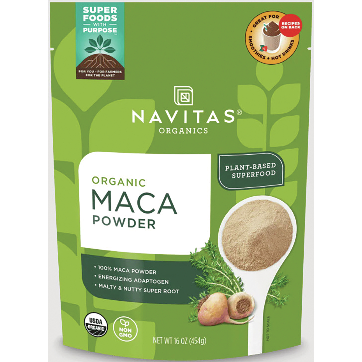 Navitas Organics Organic Maca Powder | 16 oz Package