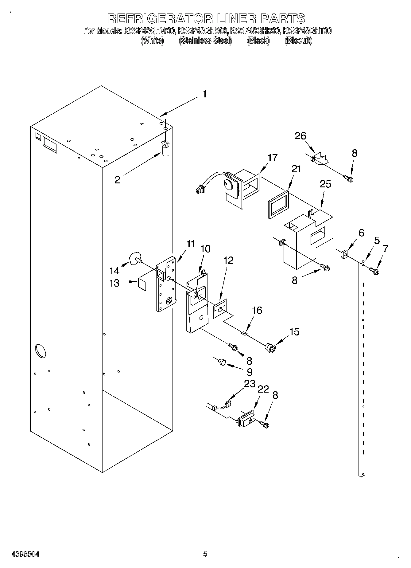 04 - REFRIGERATOR LINER