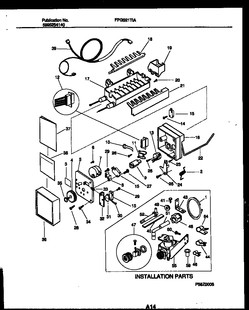 08 - ICE MAKER AND INSTALLATION PARTS