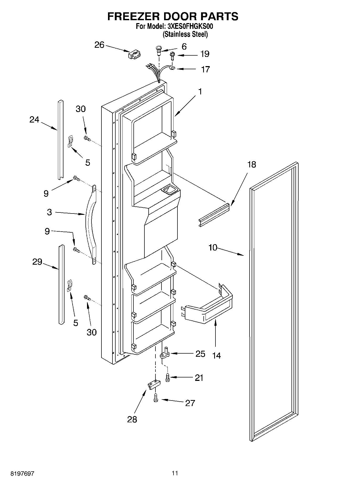 06 - FREEZER DOOR