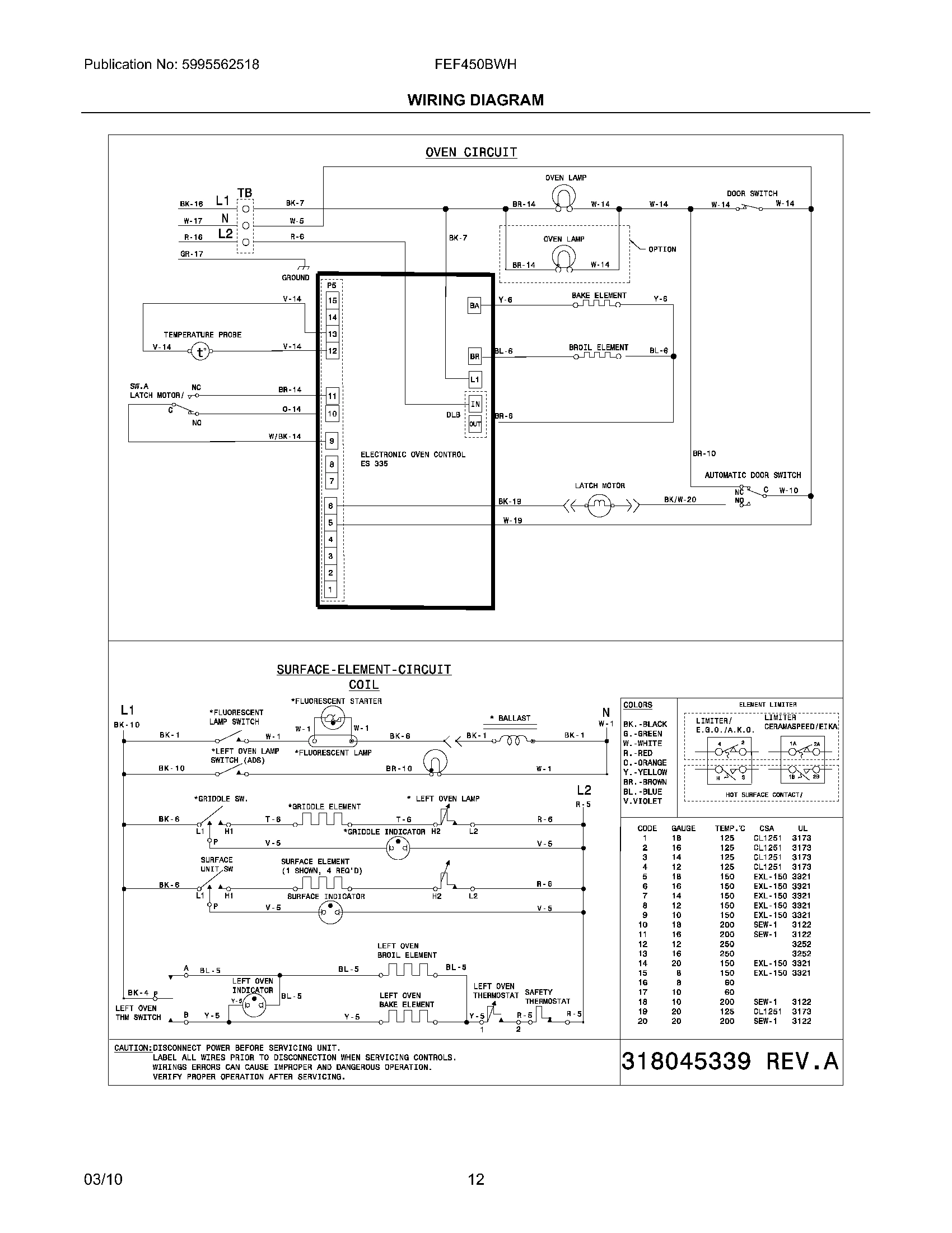 12 - WIRING DIAGRAM