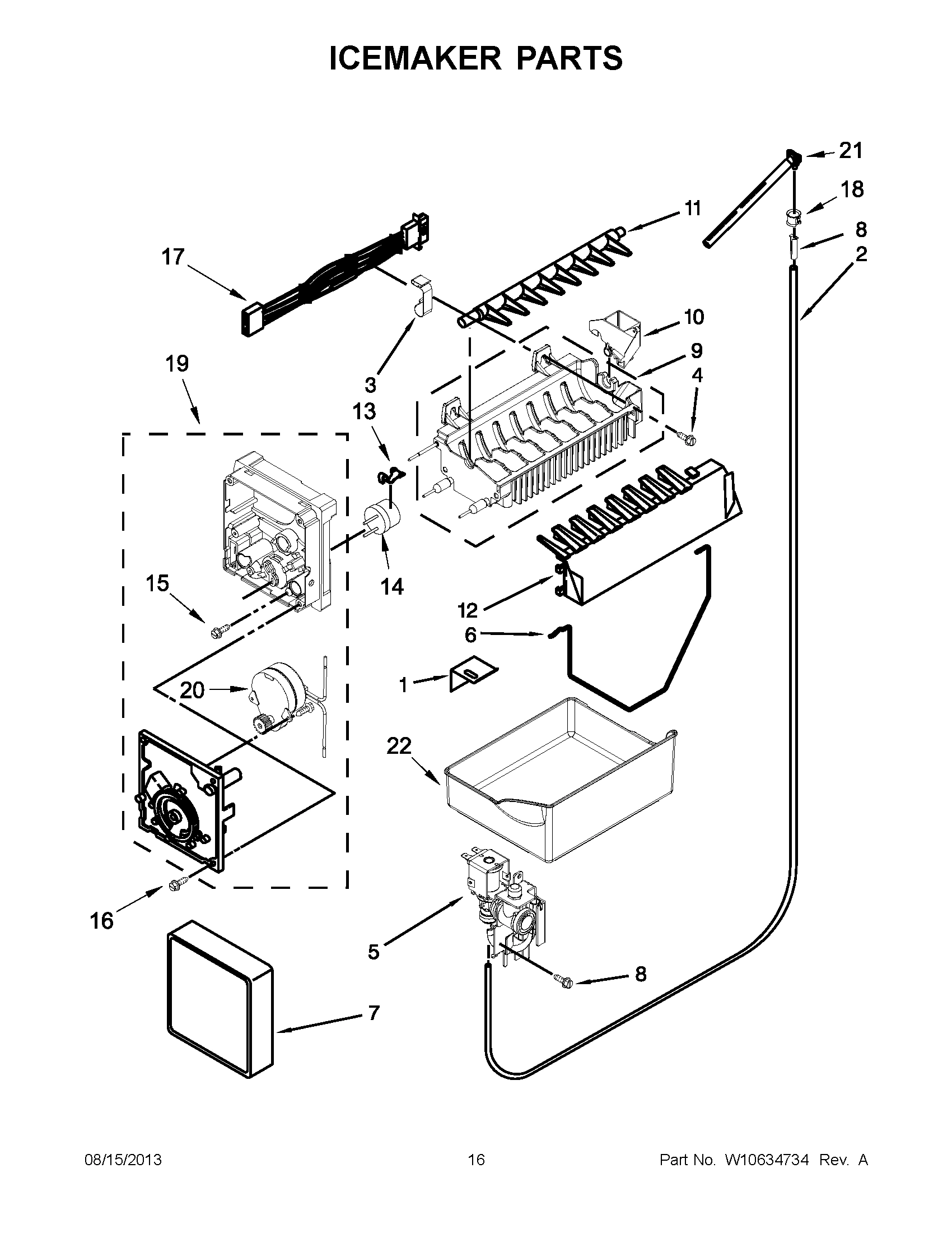 08 - ICEMAKER PARTS