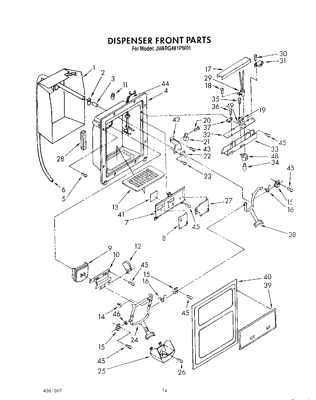 09 - DISPENSER FRONT