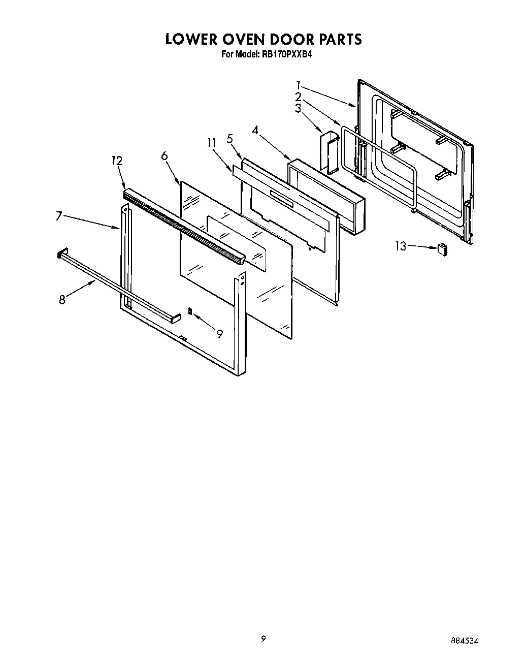 06 - LOWER OVEN DOOR