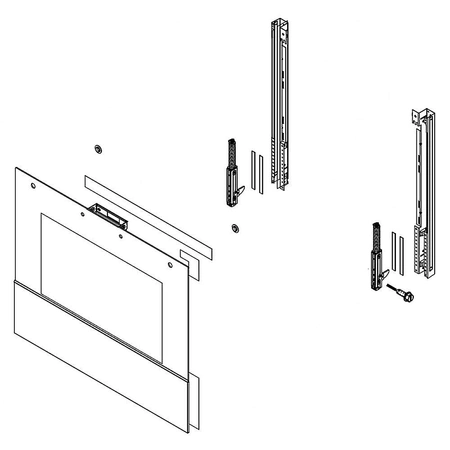 W11349274 Whirlpool Door Glass