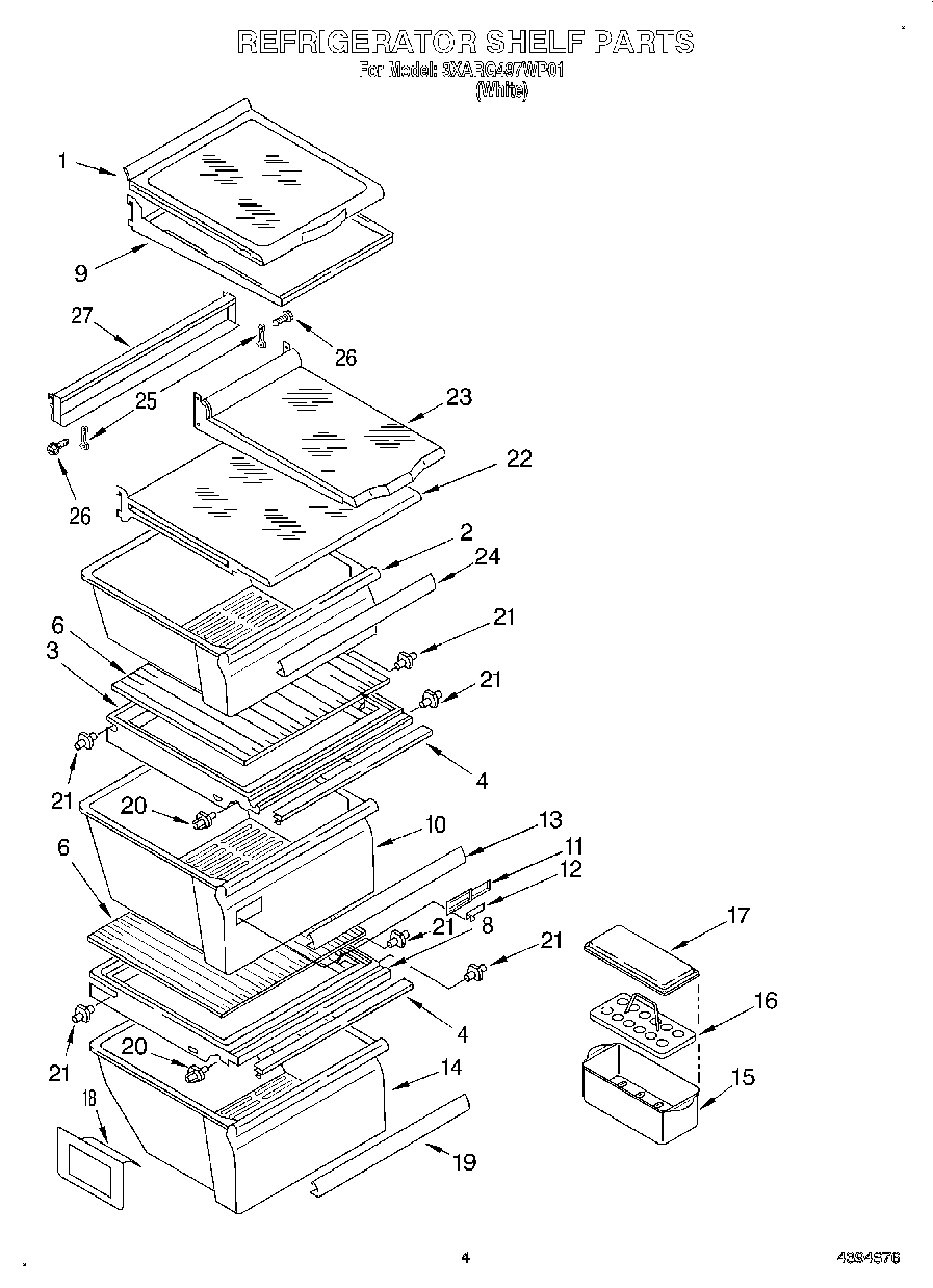 03 - REFRIGERATOR SHELF