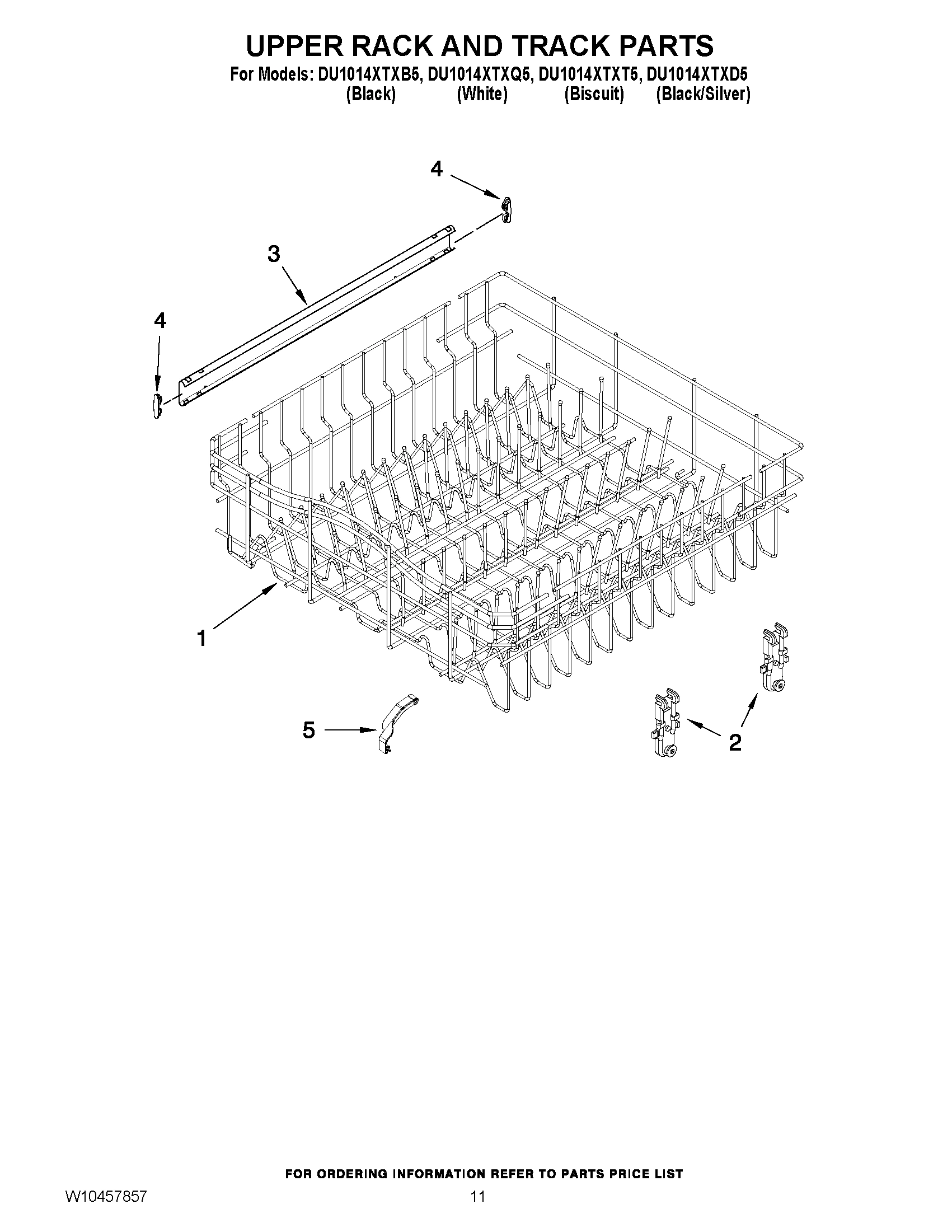 09 - UPPER RACK AND TRACK PARTS