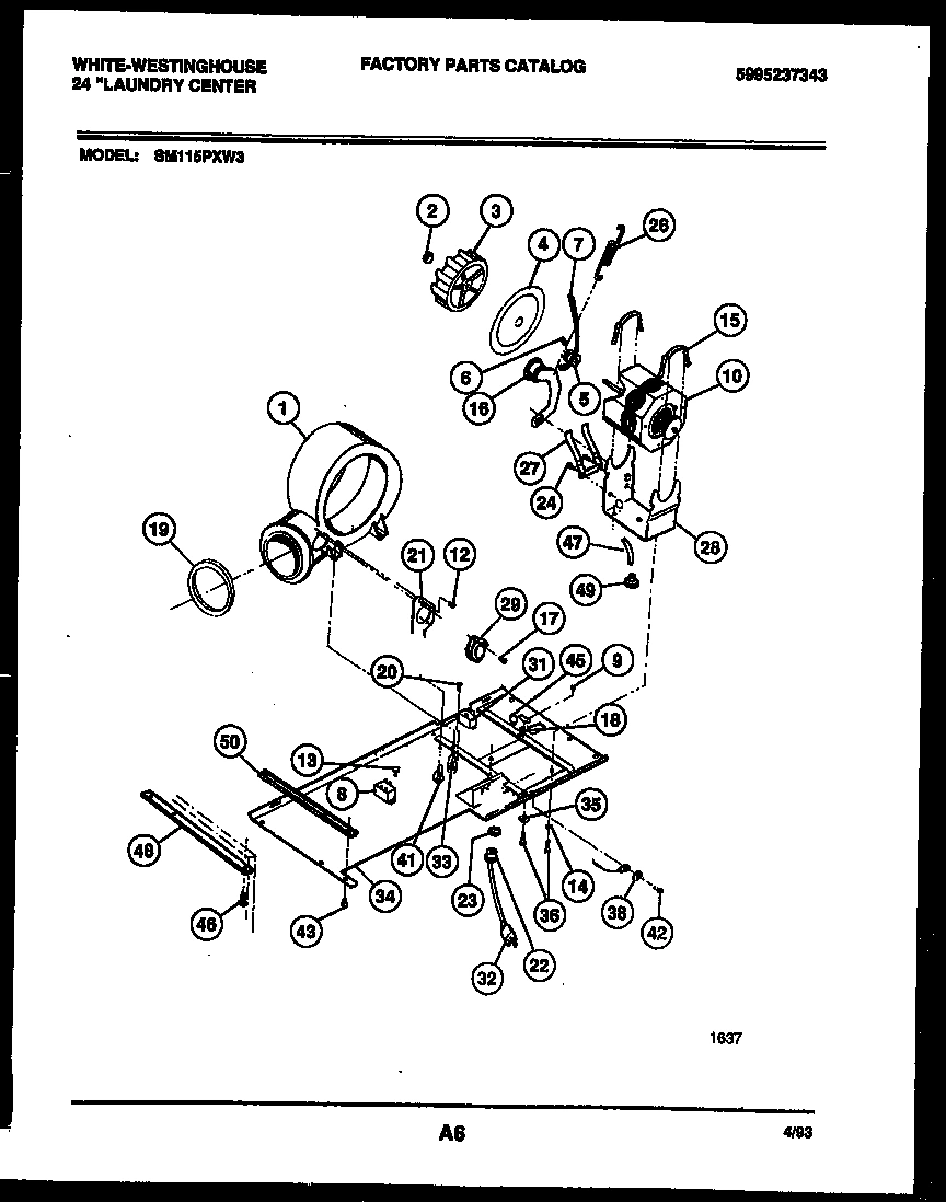 04 - DRYER MOTOR, BLOWER AND BELT
