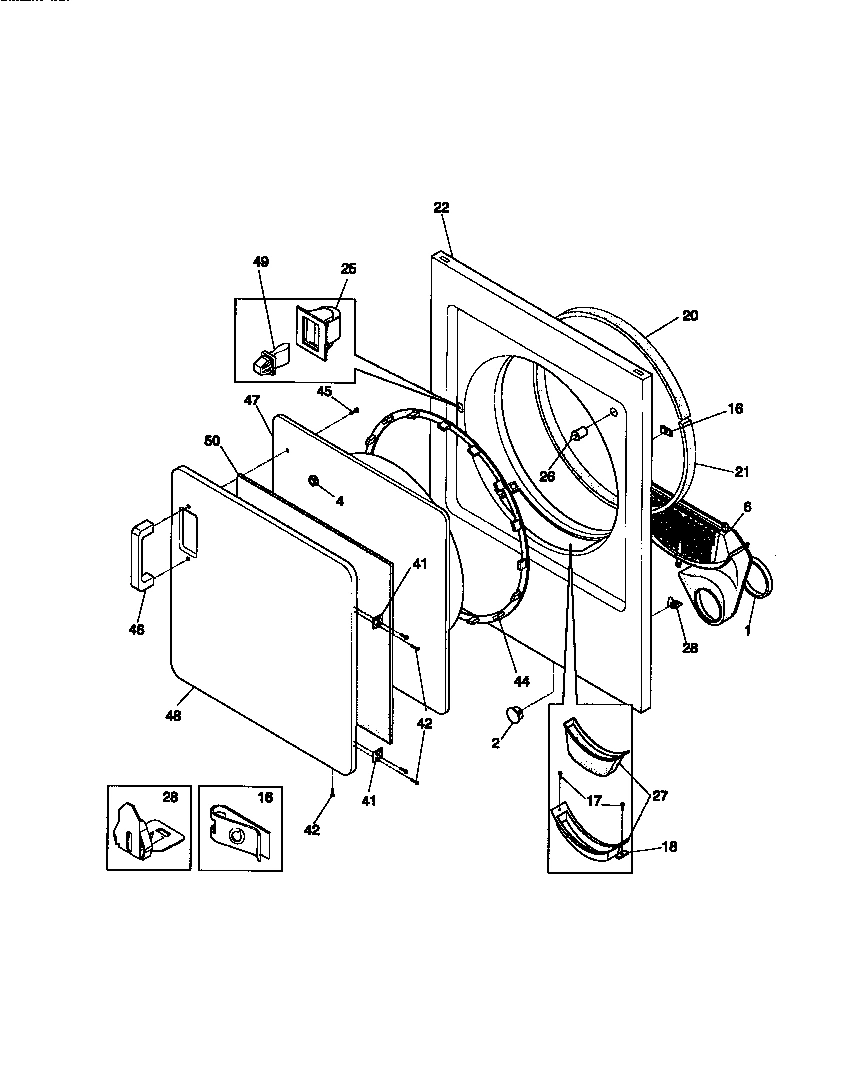 03 - FRONT PANEL/LINT FILTER