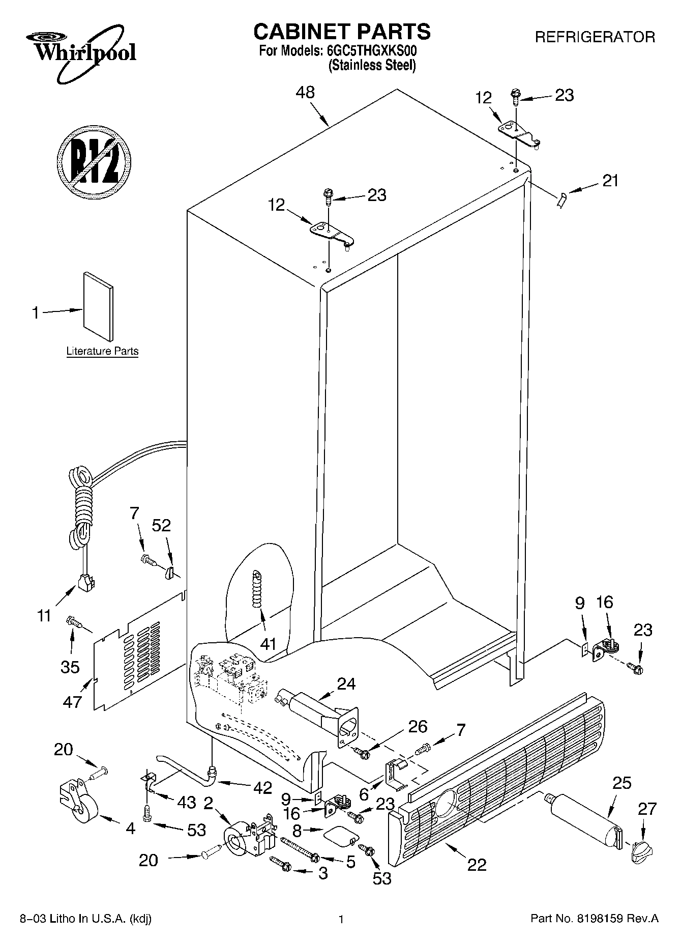 01 - CABINET PARTS