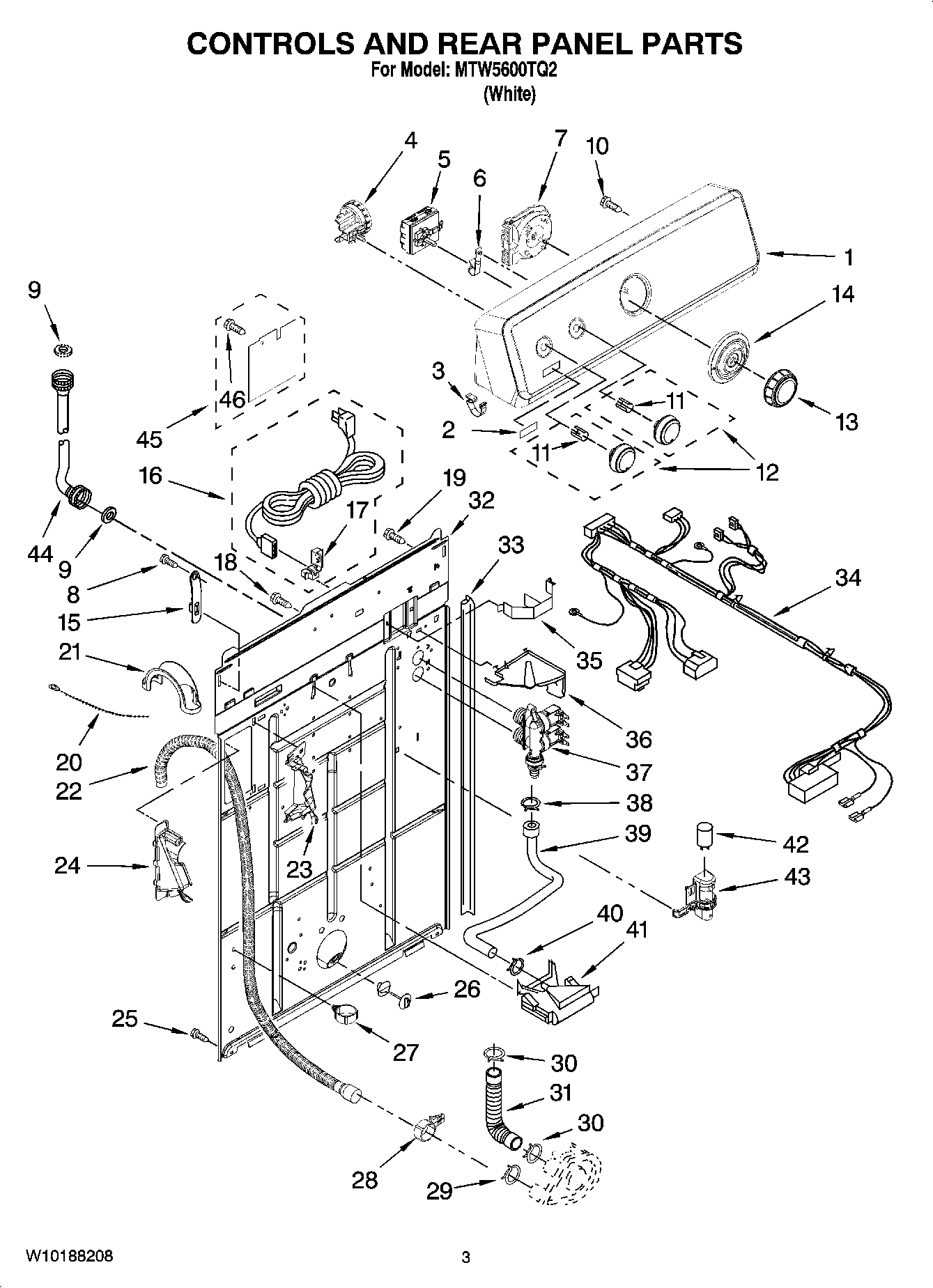 02 - CONTROLS AND REAR PANEL PARTS