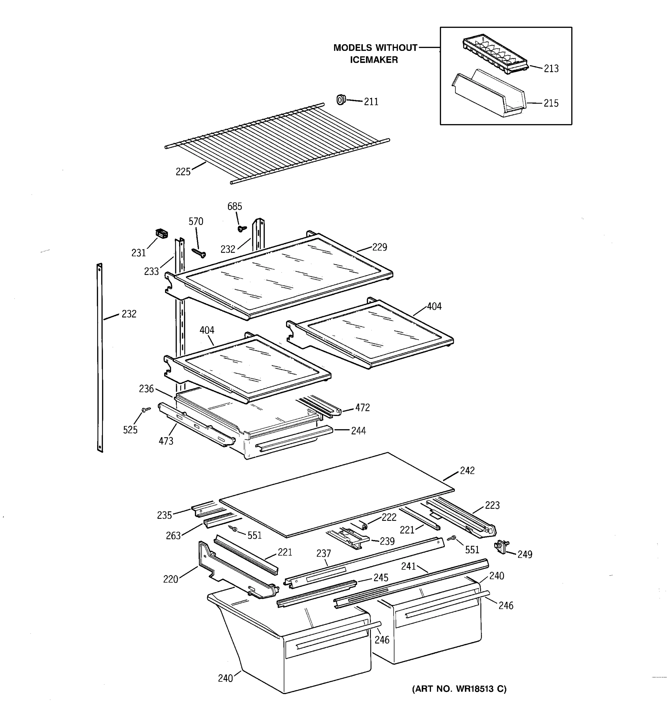 SHELF PARTS