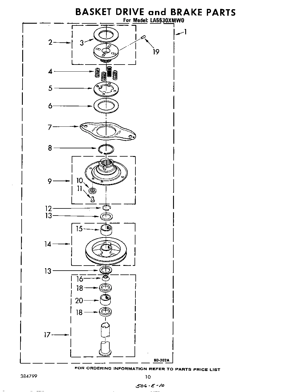 08 - BASKET DRIVE AND BRAKE