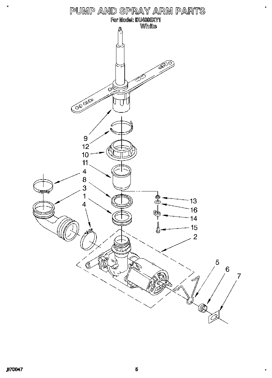 04 - PUMP AND SPRAY ARM