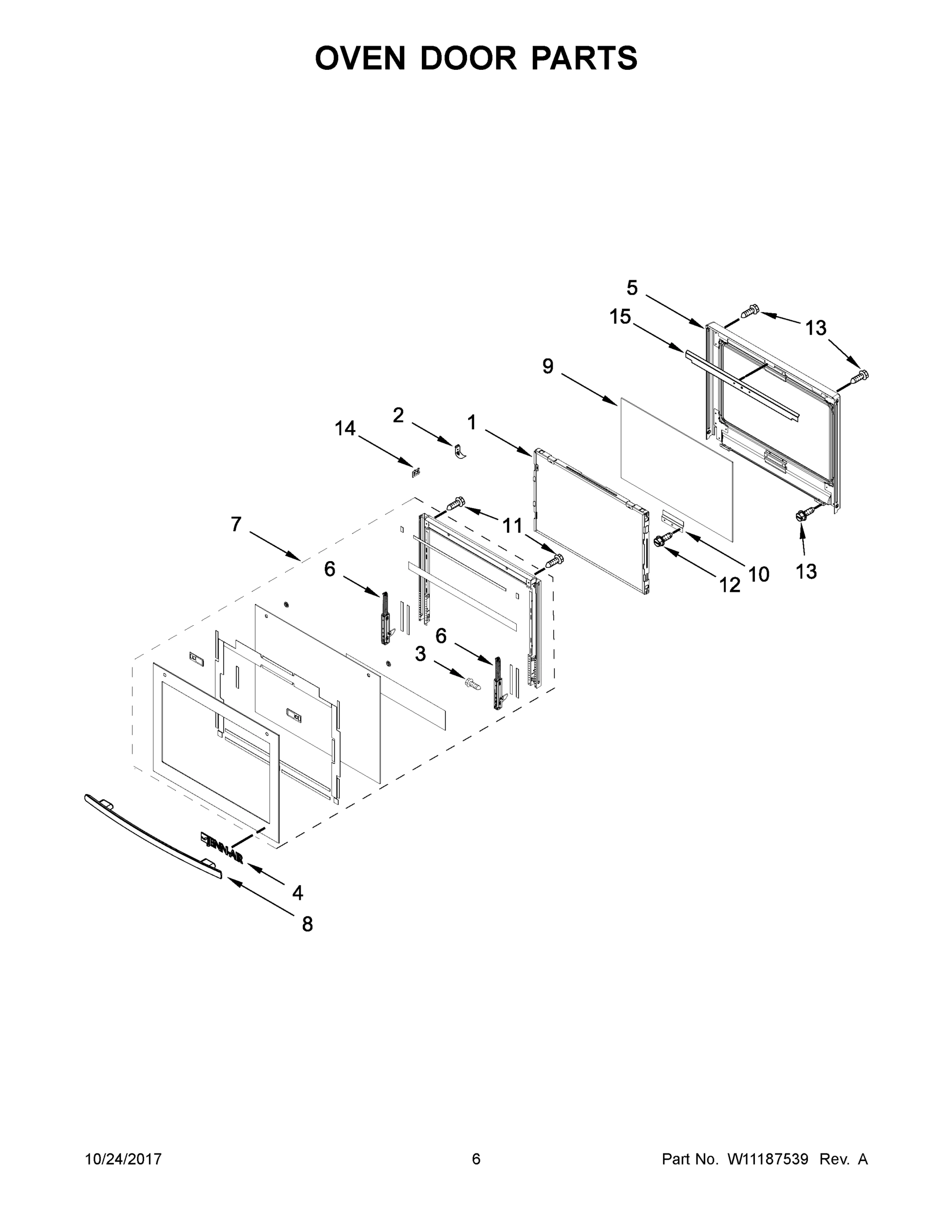 04 - OVEN DOOR PARTS
