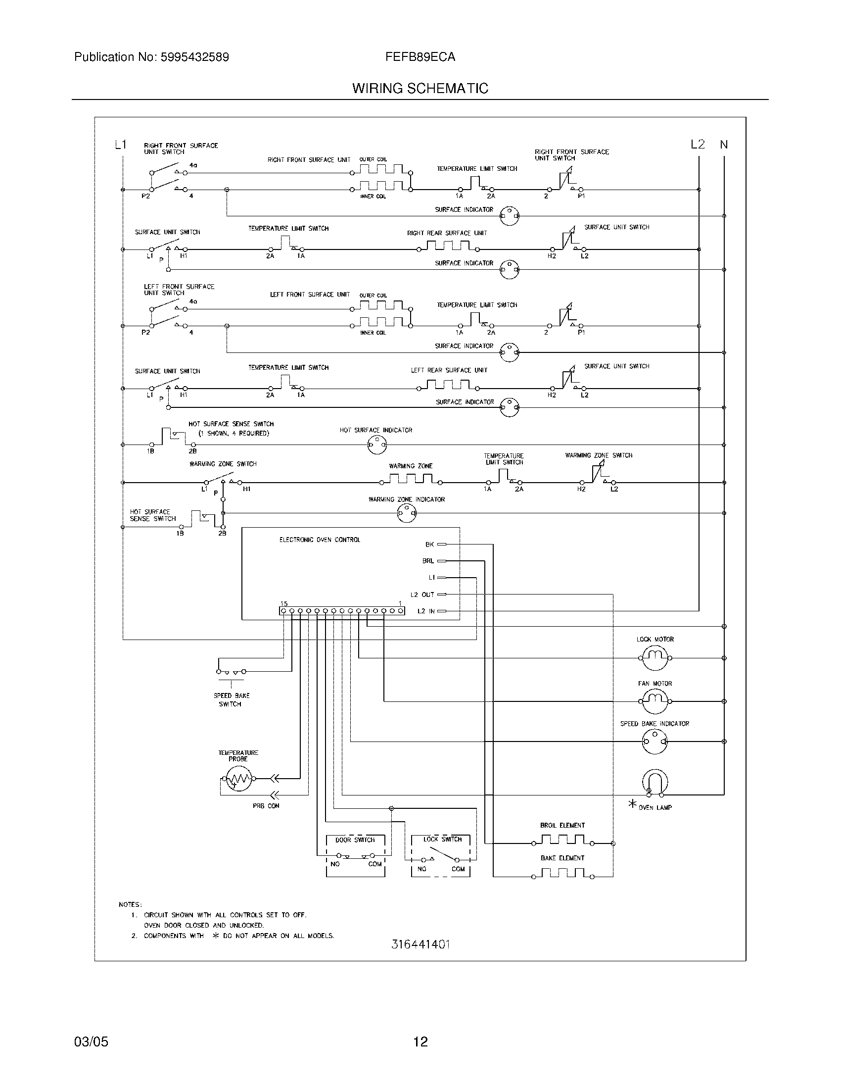 12 - WIRING SCHEMATIC