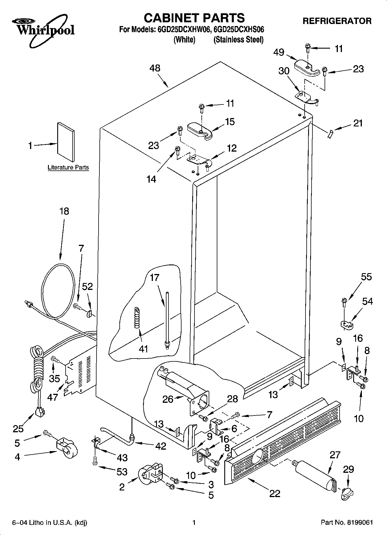 01 - CABINET PARTS