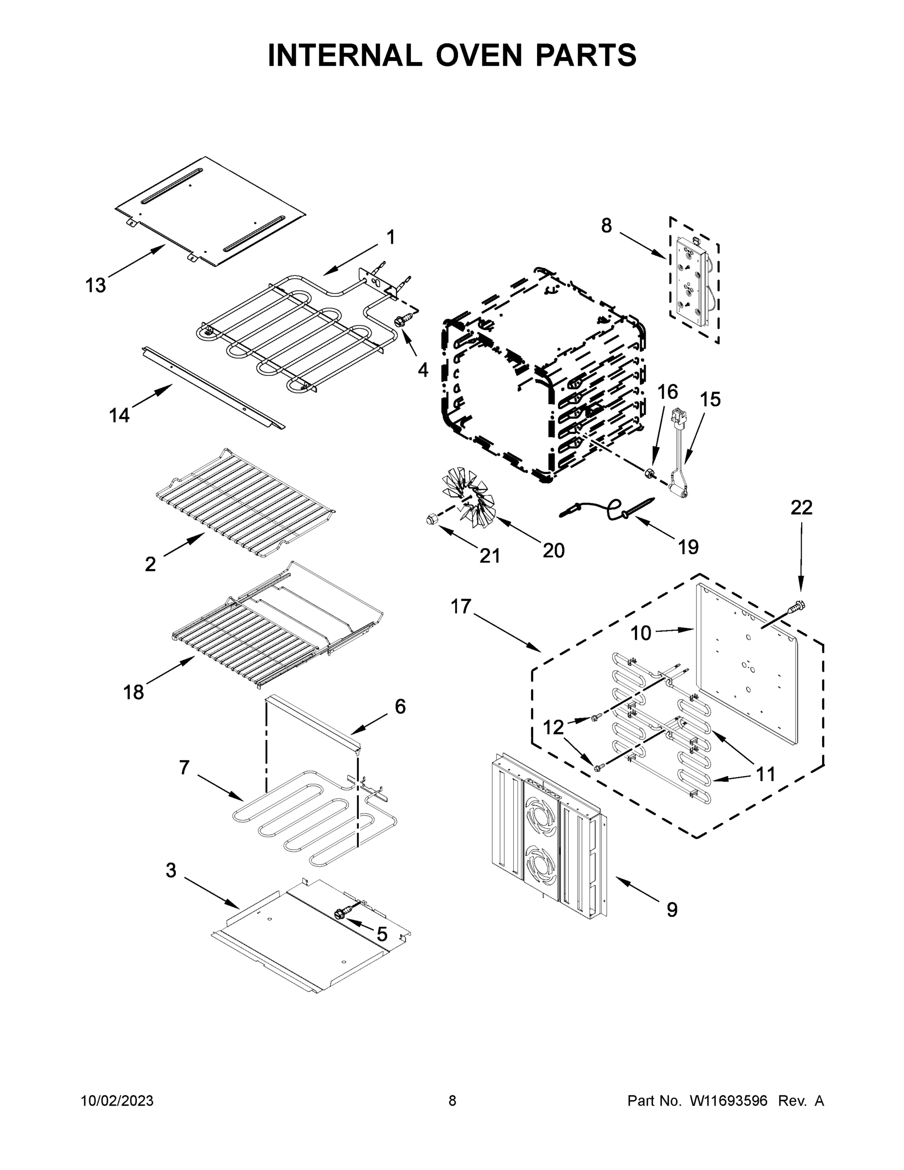 05 - INTERNAL OVEN PARTS