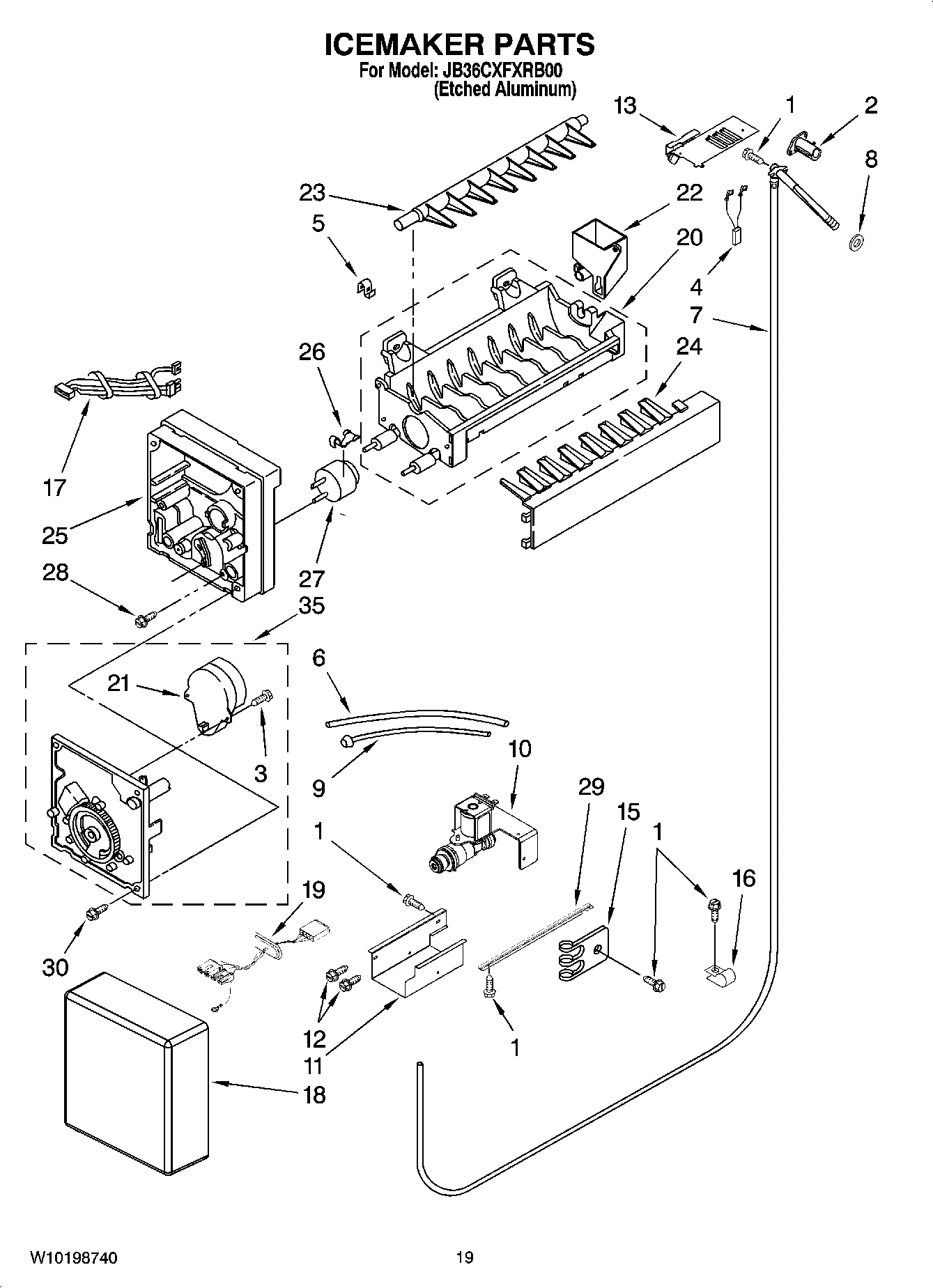 11 - ICEMAKER PARTS