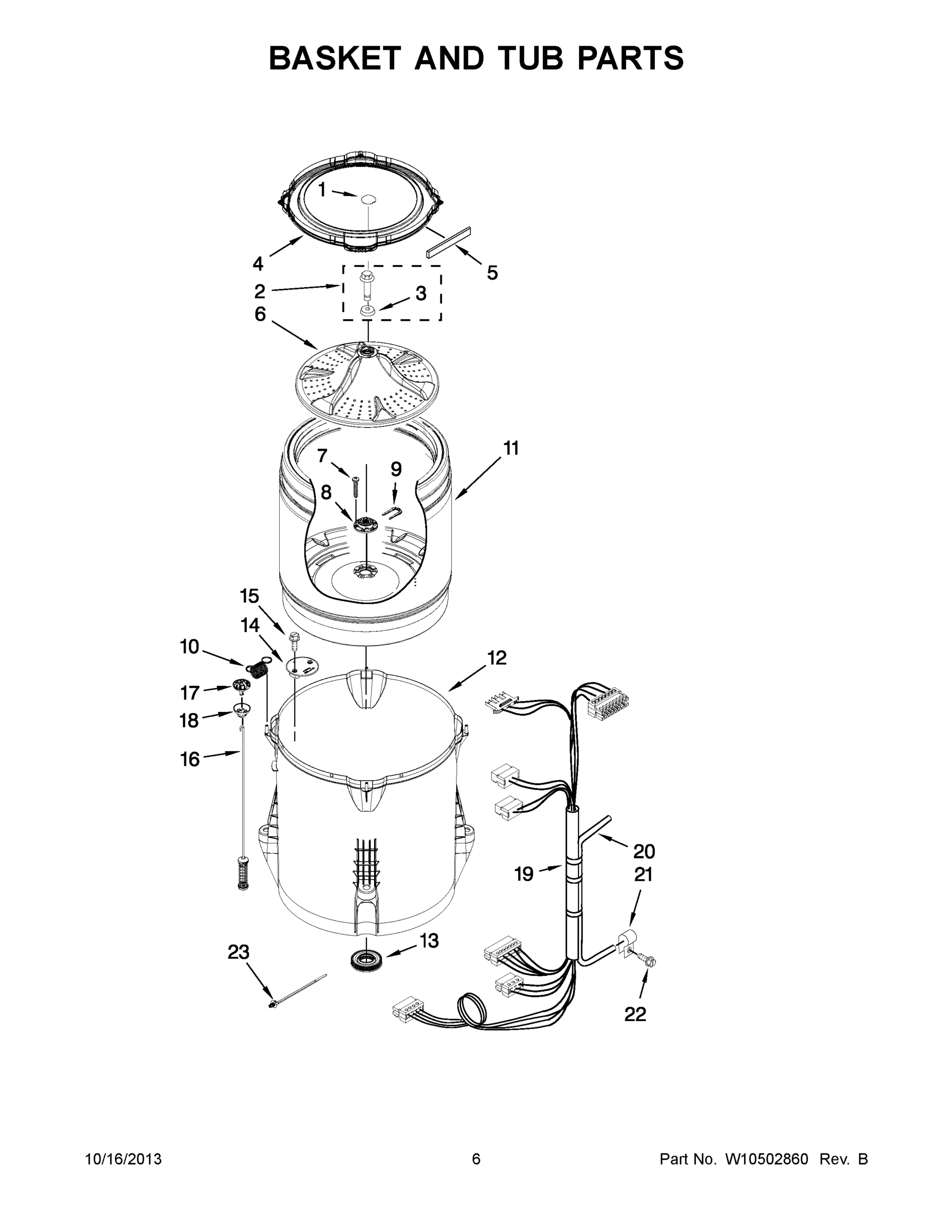 04 - BASKET AND TUB PARTS