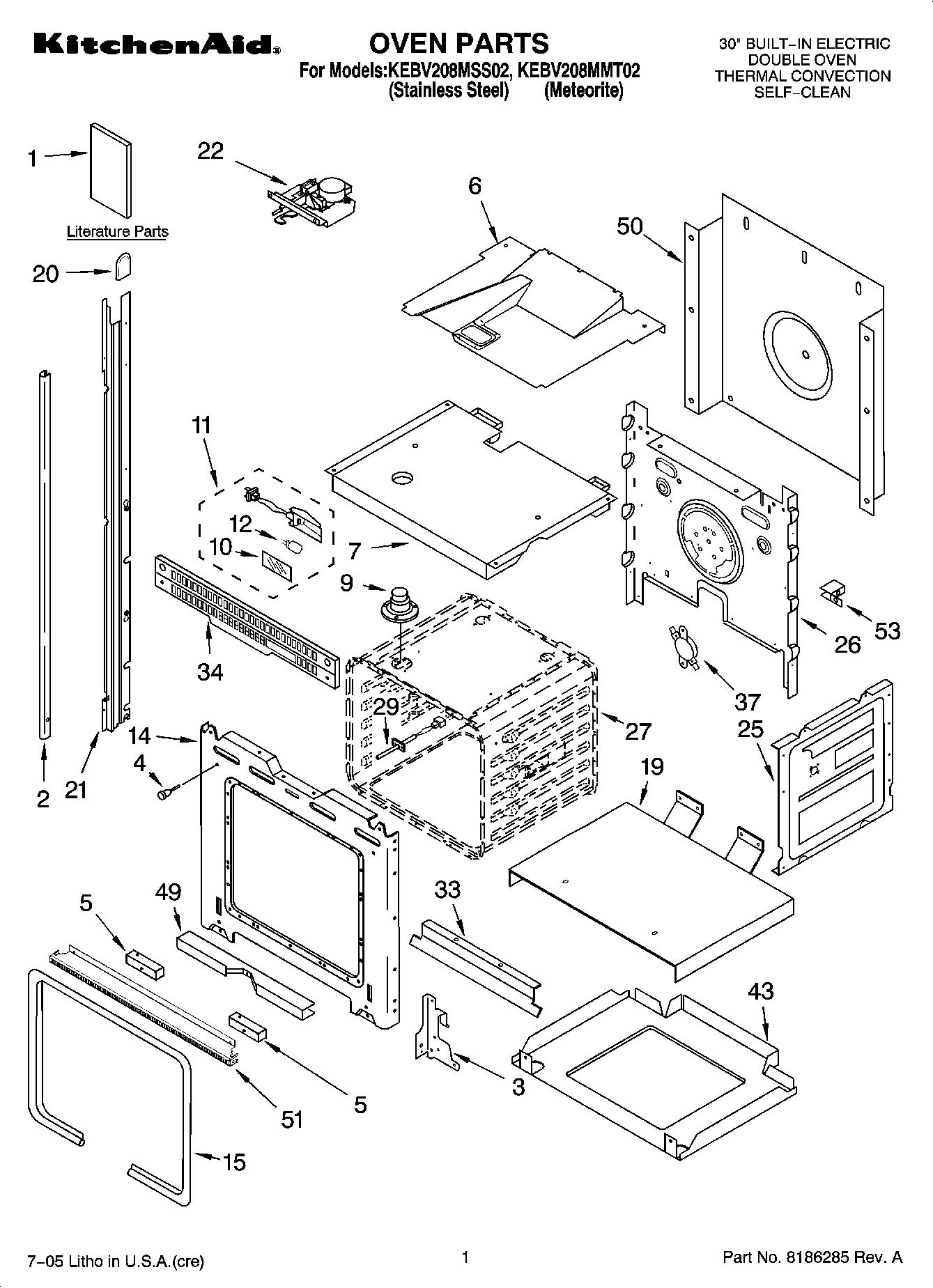 01 - OVEN PARTS