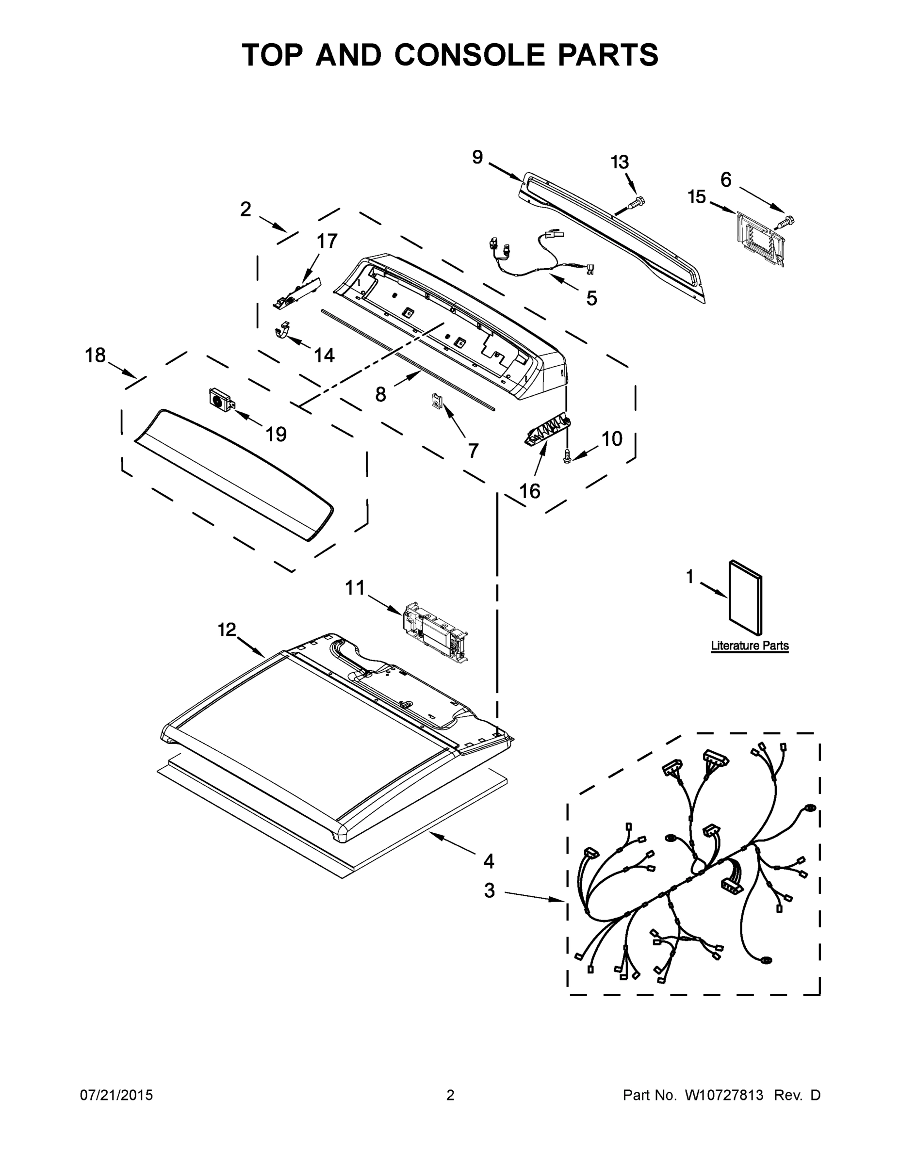 02 - TOP AND CONSOLE PARTS