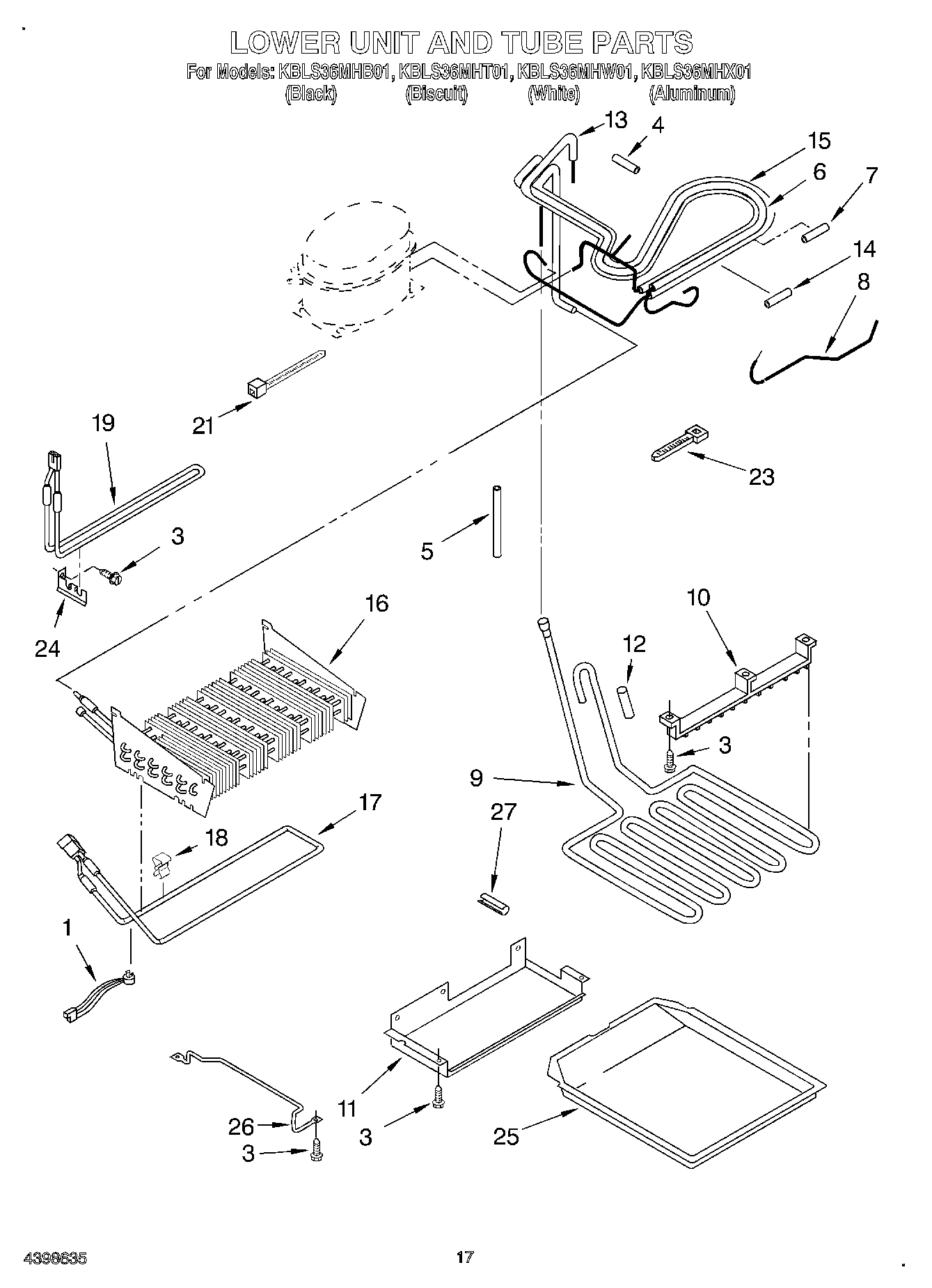 10 - LOWER UNIT AND TUBE