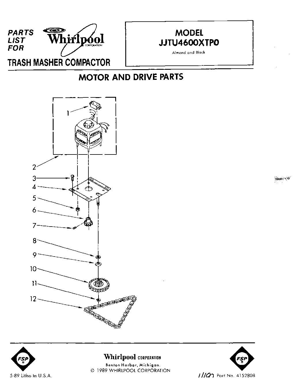01 - MOTOR AND DRIVE, LIT/OPTIONAL