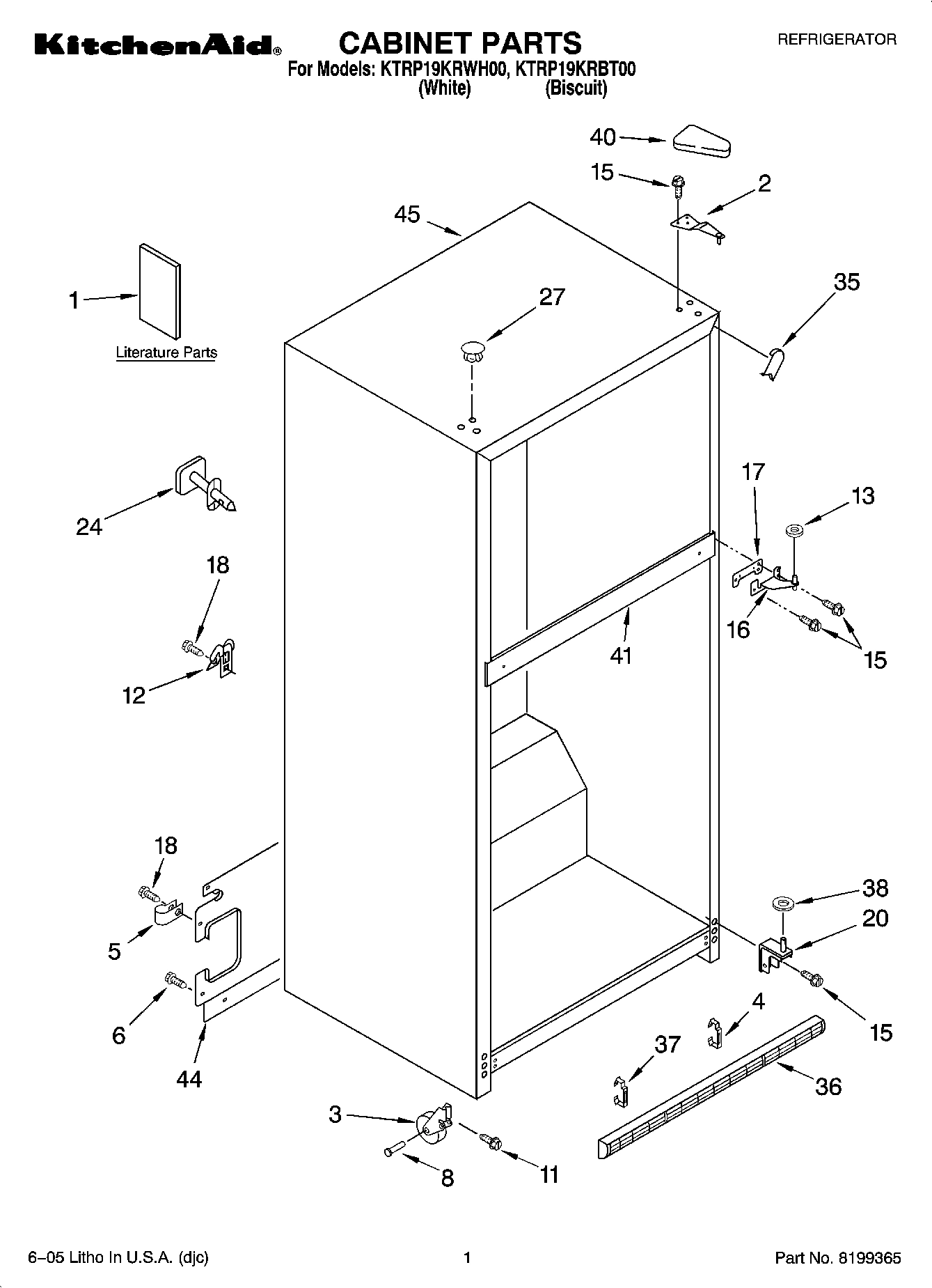 01 - CABINET PARTS