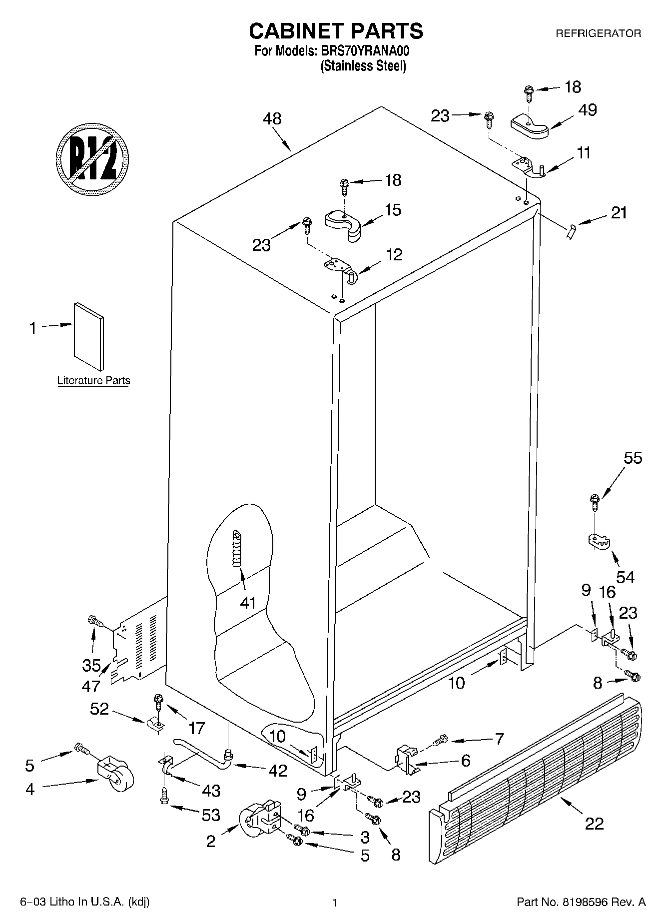 01 - CABINET PARTS