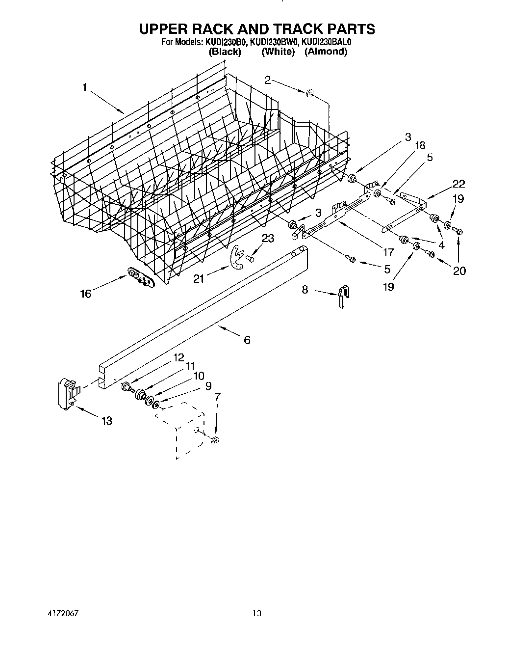 10 - UPPER RACK AND TRACK